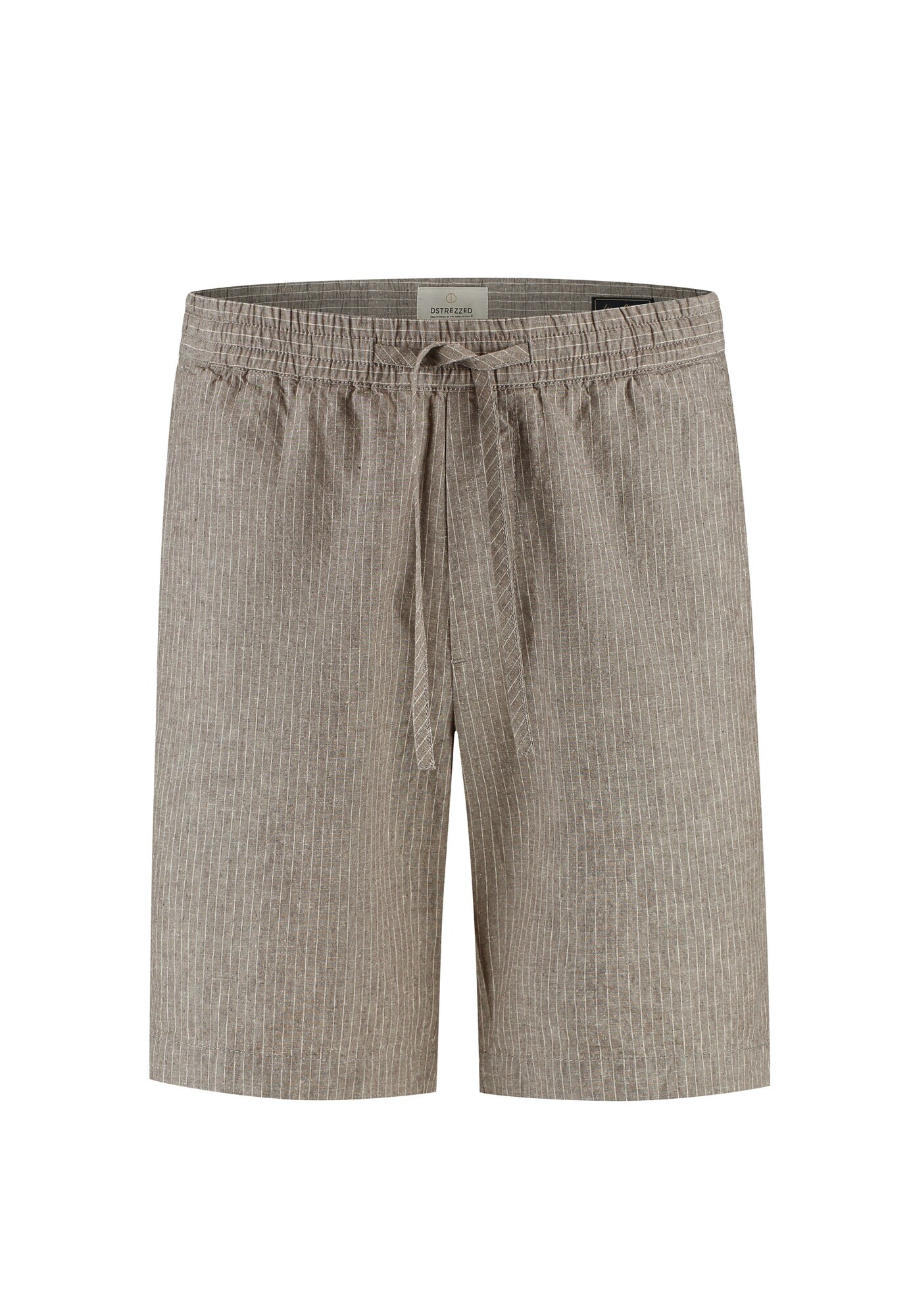 Dstrezzed Pantalón 'Logan'  taupe / blanco