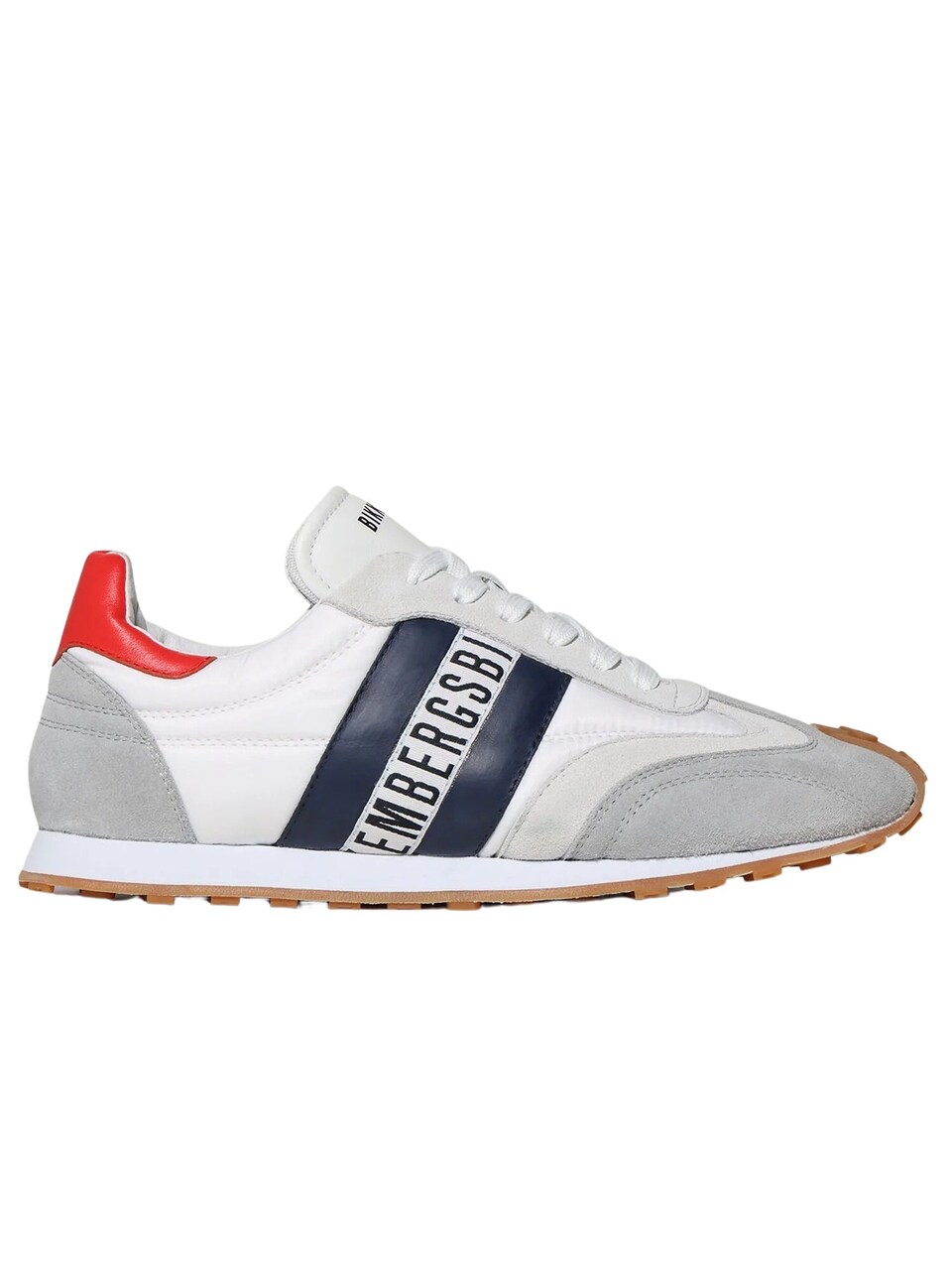 Låg sneaker 'Guti' marinblå / grå / röd
