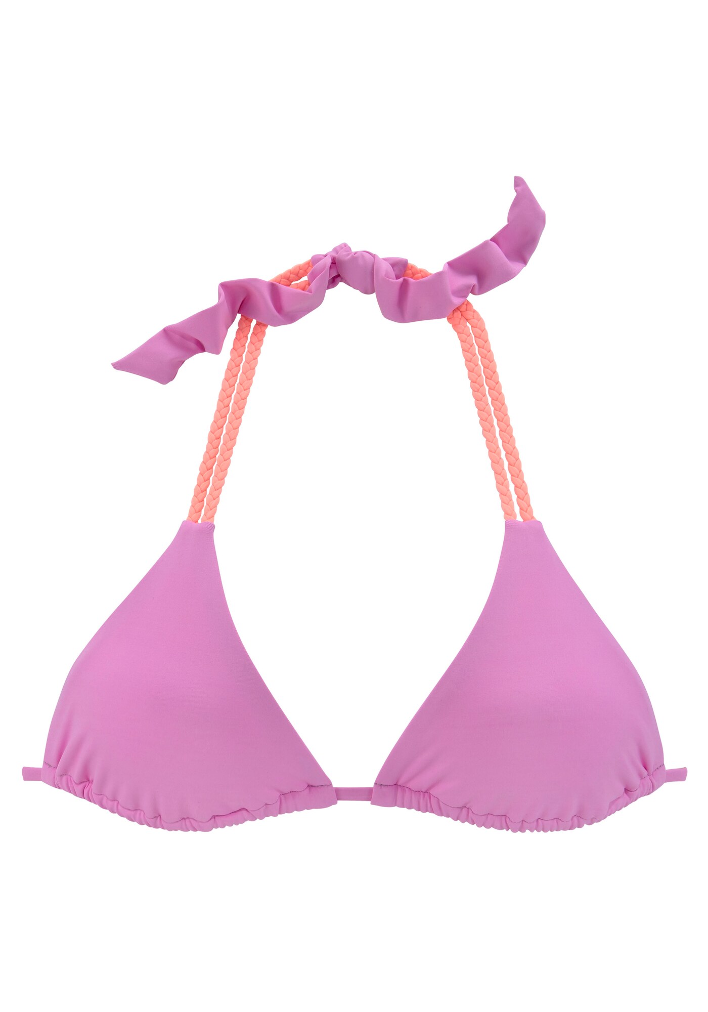 VENICE BEACH Bikinový top 'Anna'  orchideová / lososová