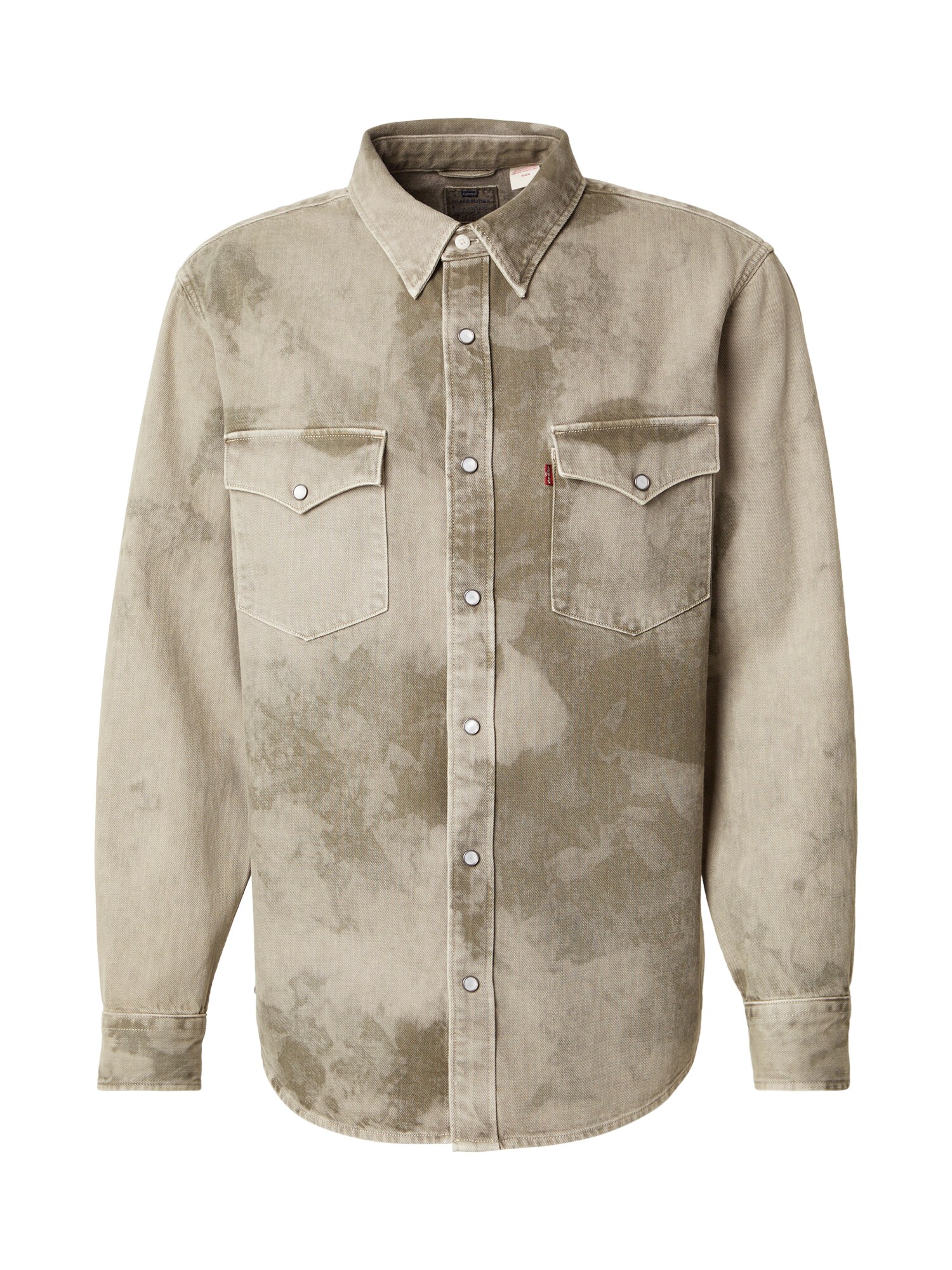 LEVIS ® Cămașă Relaxed Fit Western Shirt  kaki / verde pastel