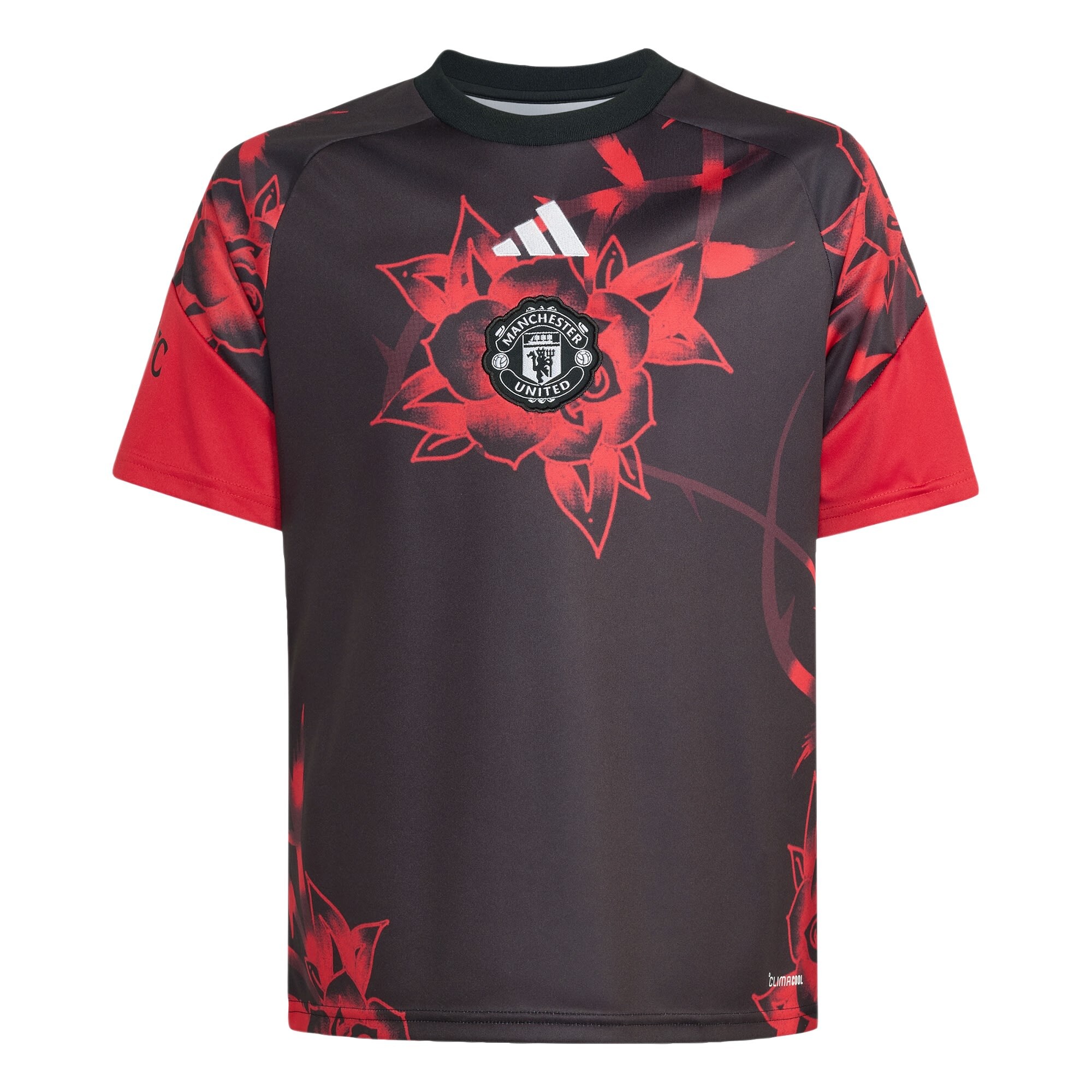 ADIDAS PERFORMANCE Tehnička sportska majica 'Manchester United 26/27 Pre-Match' crvena / crna / bijela