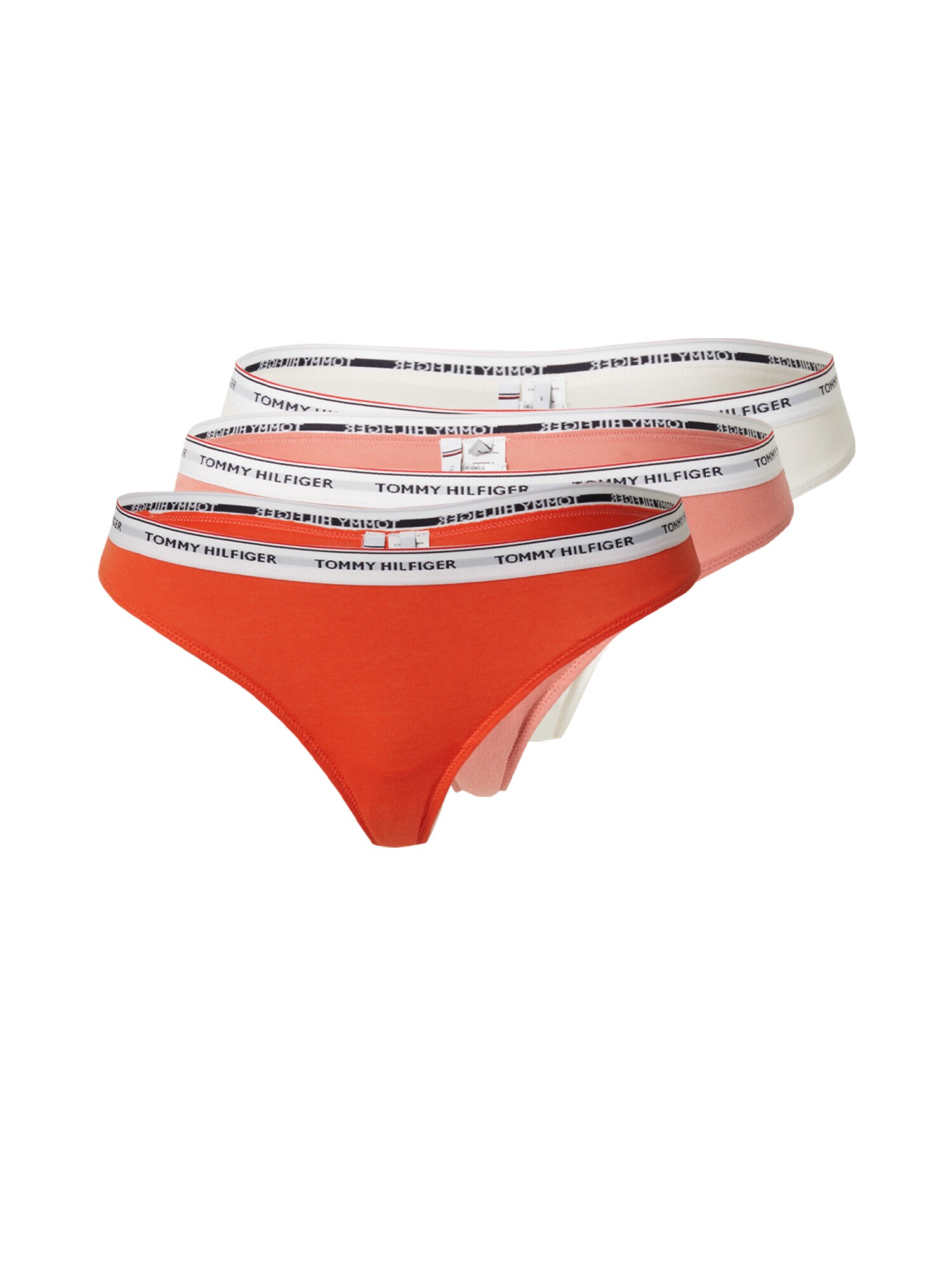 Tommy Hilfiger Underwear Tangá  homárová / lososová / čierna / biela