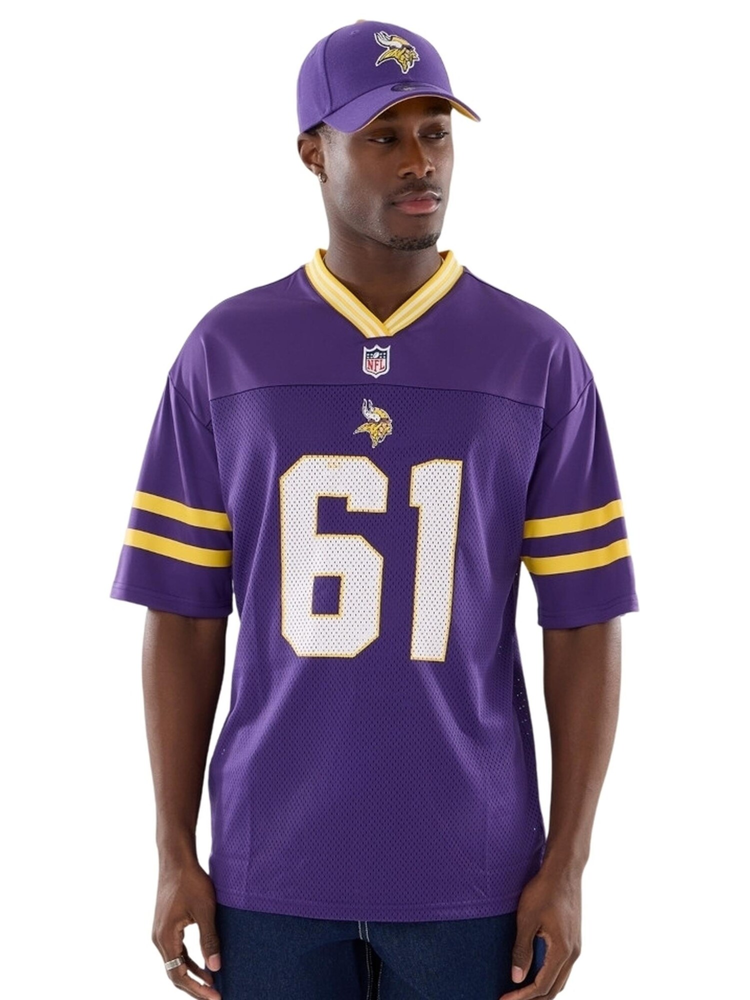 NEW ERA Camiseta 'Camiseta new era morada vikings nos nfl mesh tee' lila – imagen 1