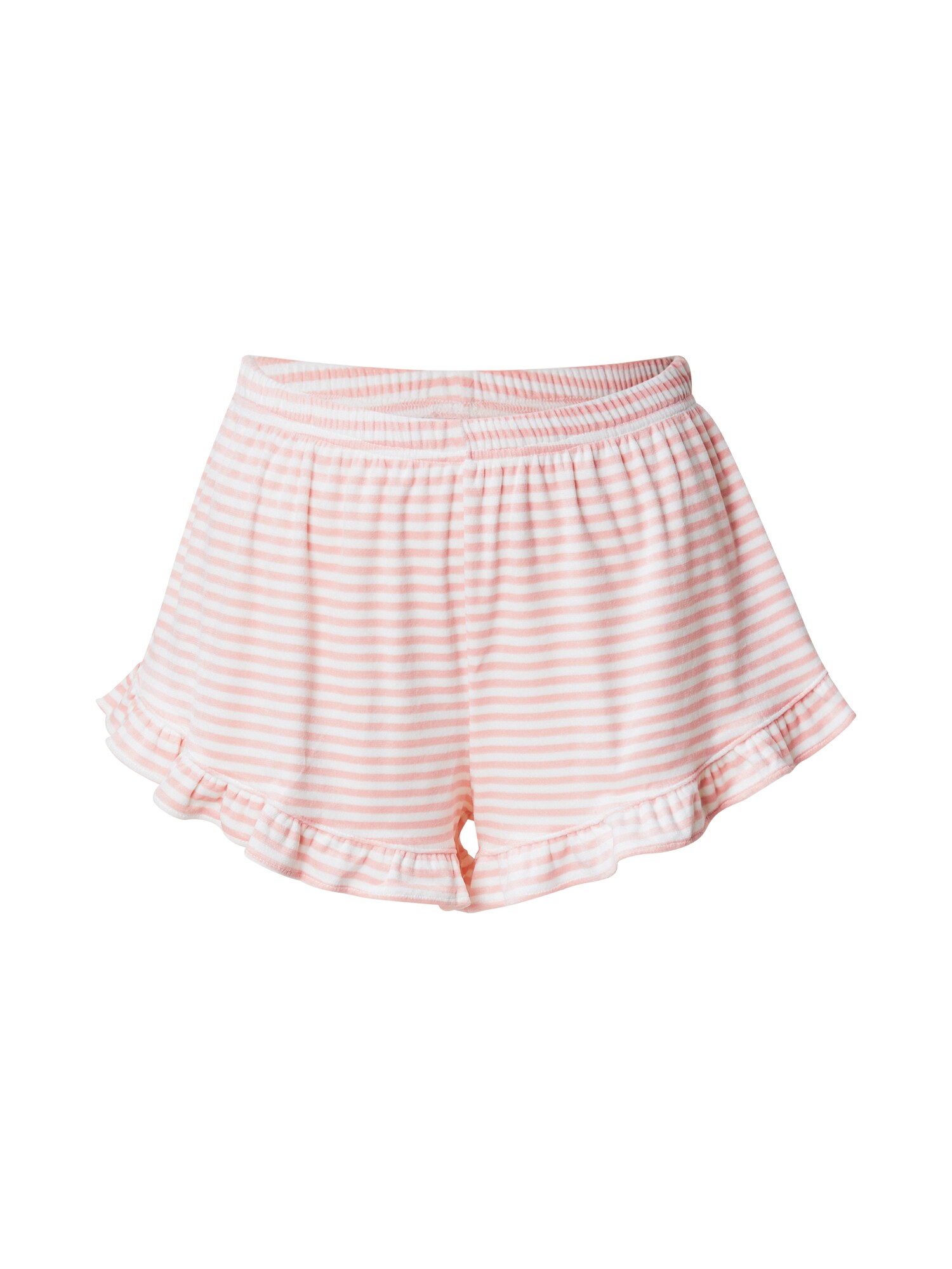 Hunkemöller Pyžamové nohavice  ružová / biela