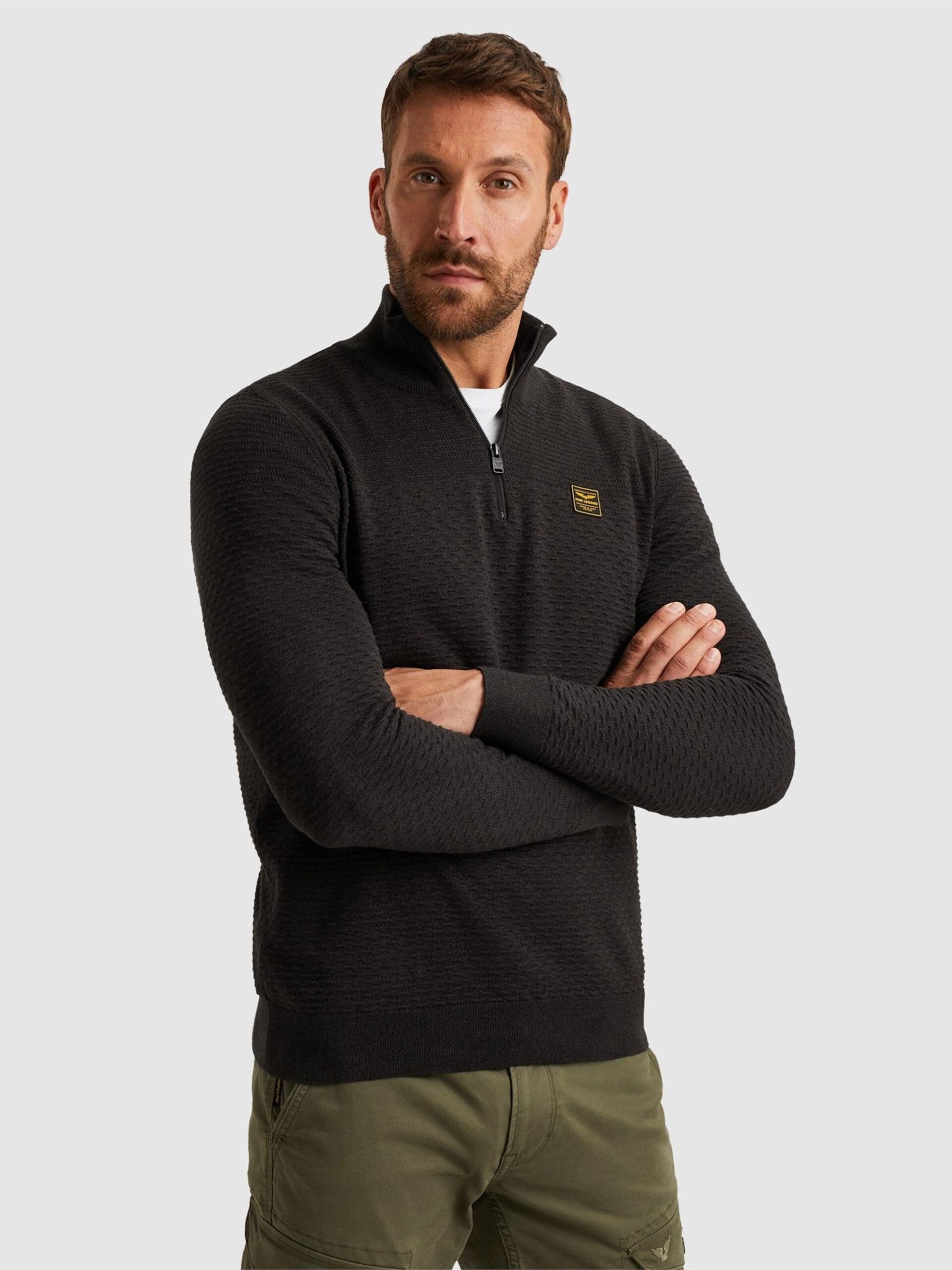 PME Legend Tröja 'Pullover with half zipper' herr – bild 3