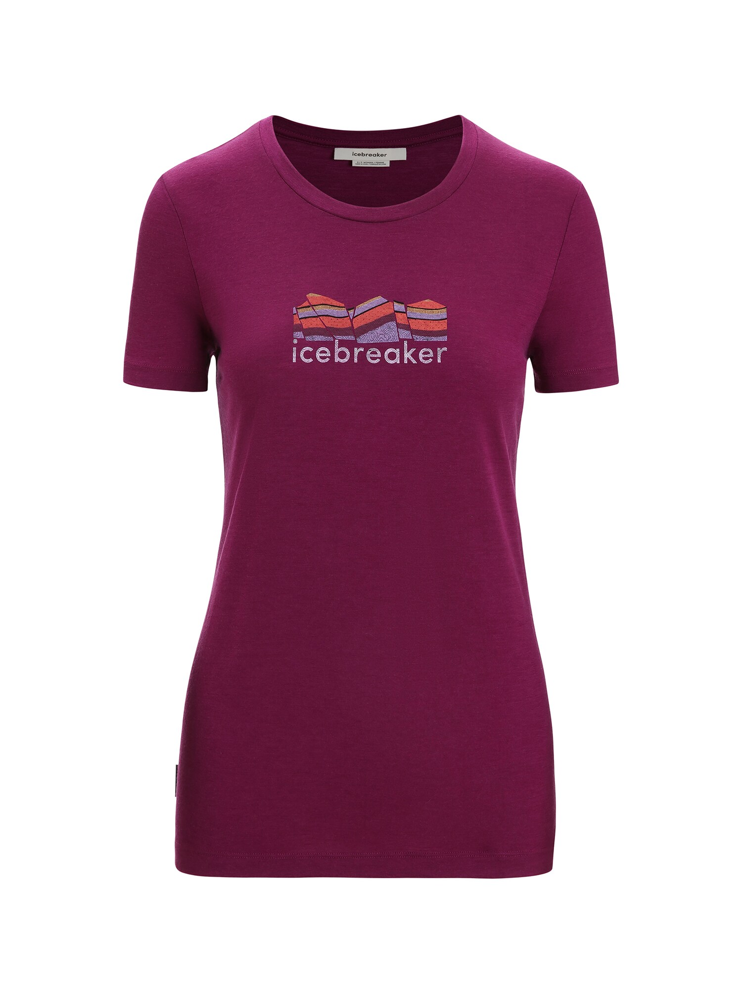 ICEBREAKER Funkcionalna majica  pesek / pastelno lila / oranžna / rdeče vijolična