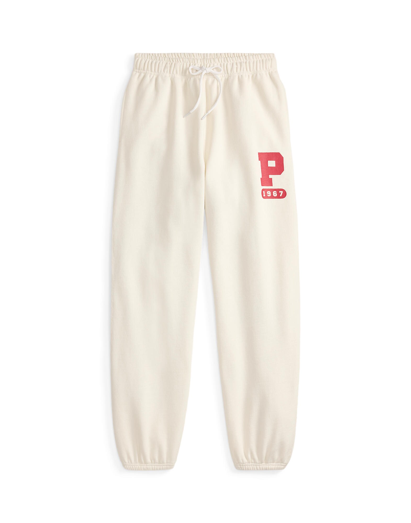 Polo Ralph Lauren Nohavice  červená / biela ako vlna