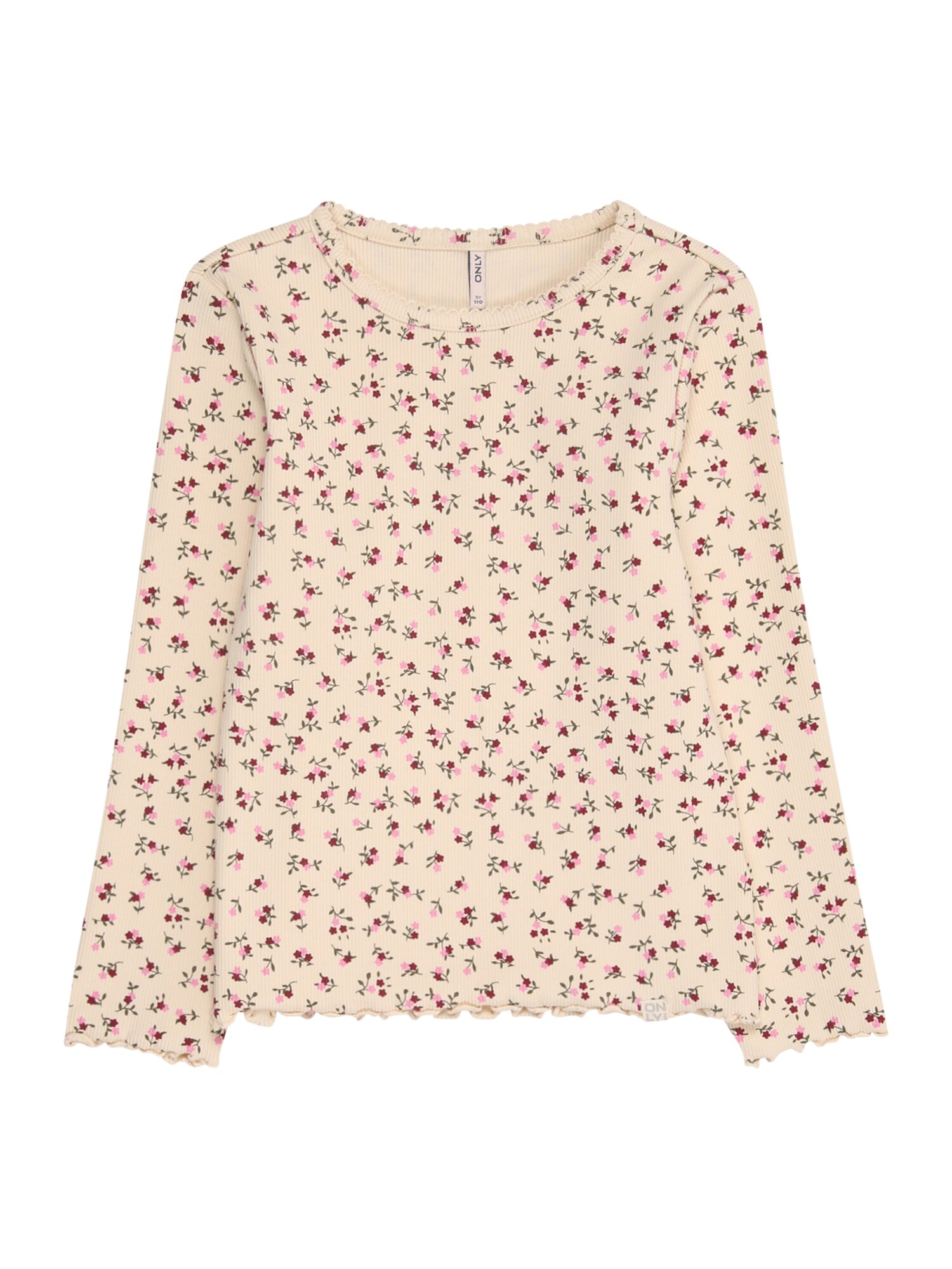 Only Mini Póló 'KMGTRINNY'  világosszürke / sötétzöld / rózsaszín / borvörös akciós termékkép 1