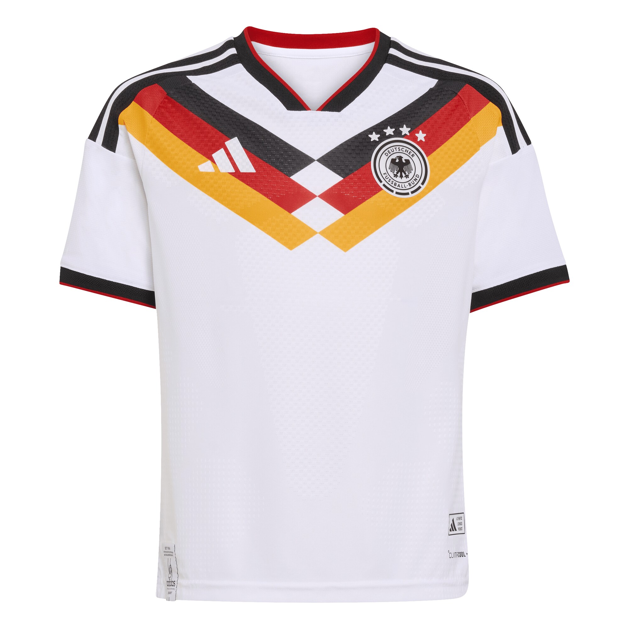 ADIDAS PERFORMANCE Tricou funcțional Deutschland 26 Authentic  galben auriu / roșu / negru / alb