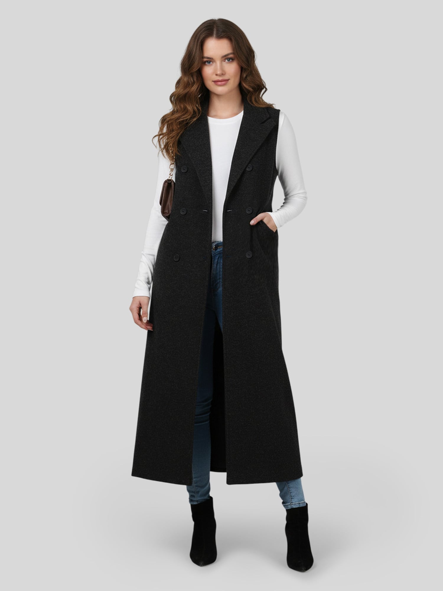 LapaPlus Chaleco para traje 'Women Vest'  gris