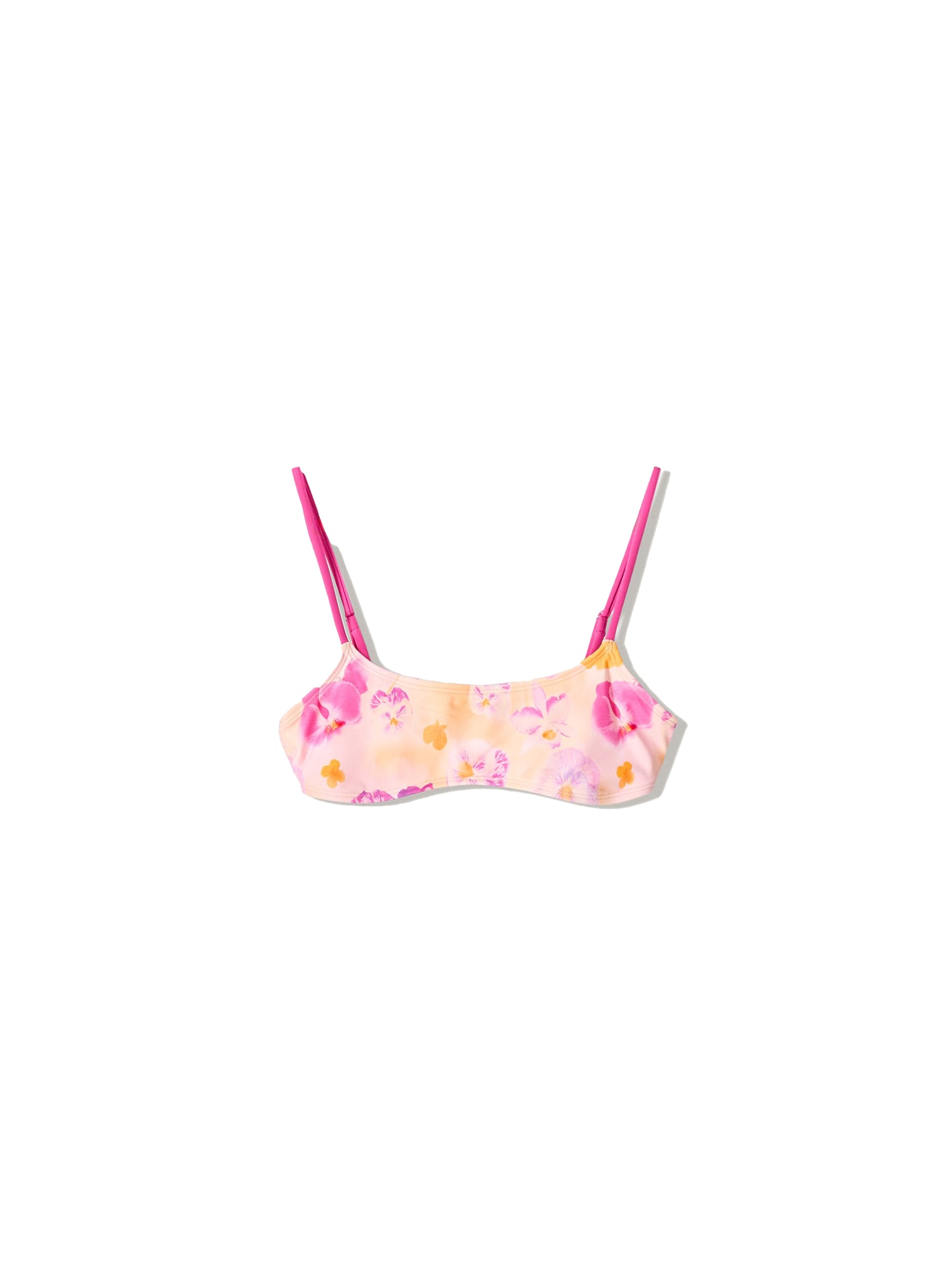Bershka Sutien costum de baie  mov orhidee / portocaliu pastel / roz / roz