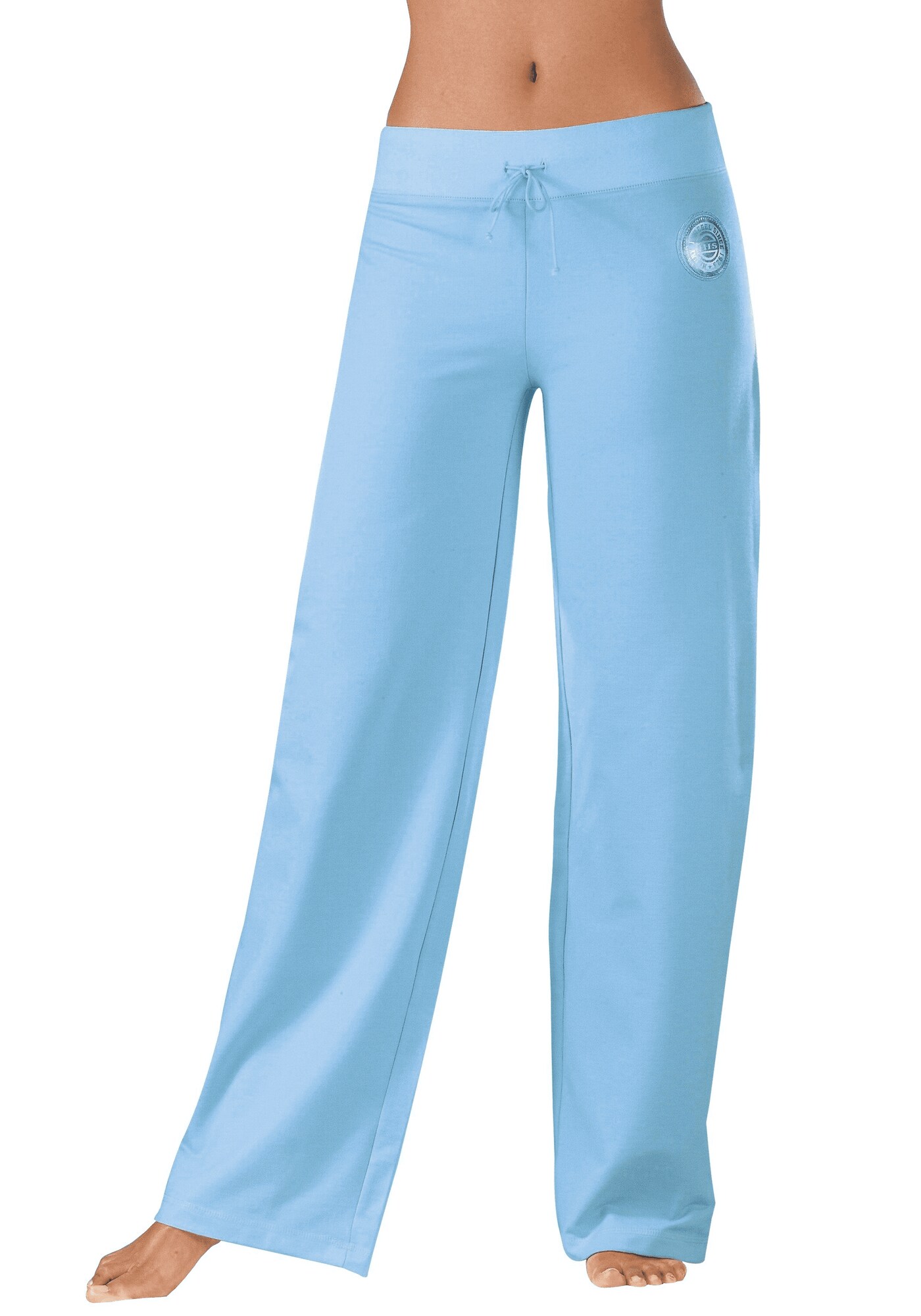 HIS JEANS Kelnės  šviesiai mėlyna