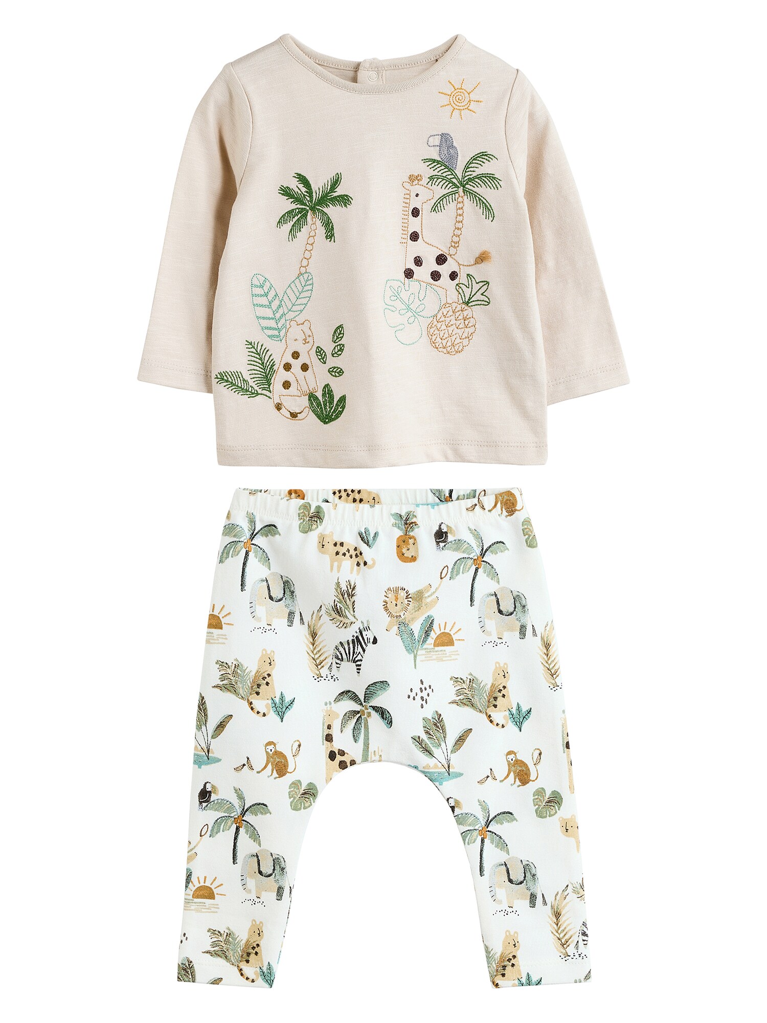 Next Set  bej / albastru aqua / verde închis / alb