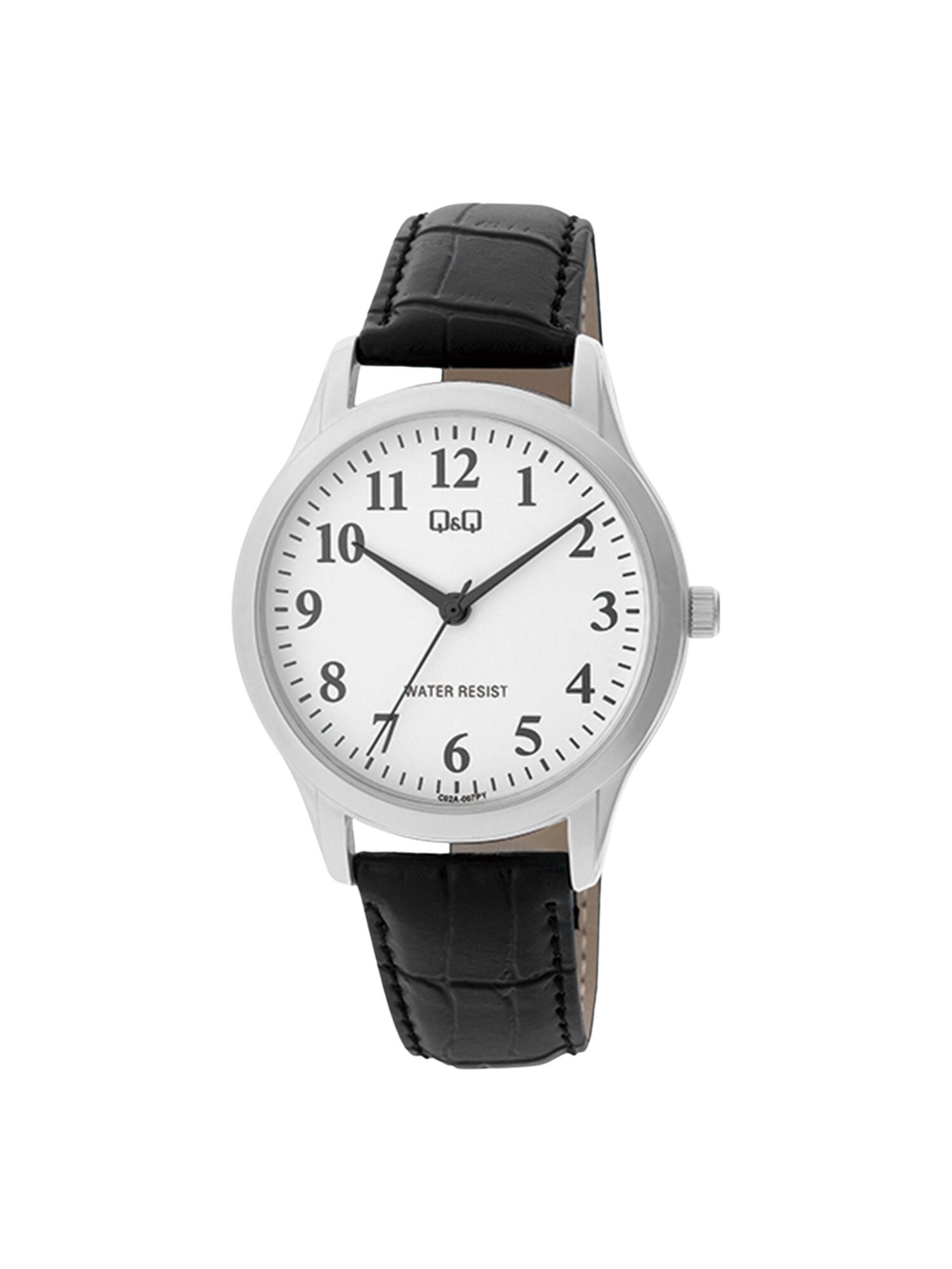 Q&Q Analoog Horloge Zwart / Zilver