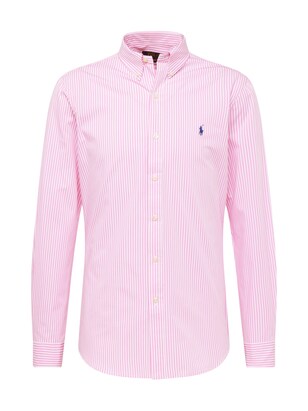 Polo Ralph Lauren Overhemd Navy / Pink / Wit