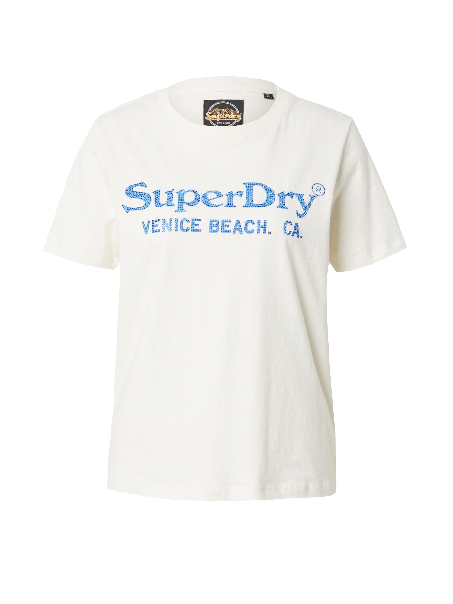 Superdry Póló 'VENUE'  ekrü / azúr akciós termékkép 1