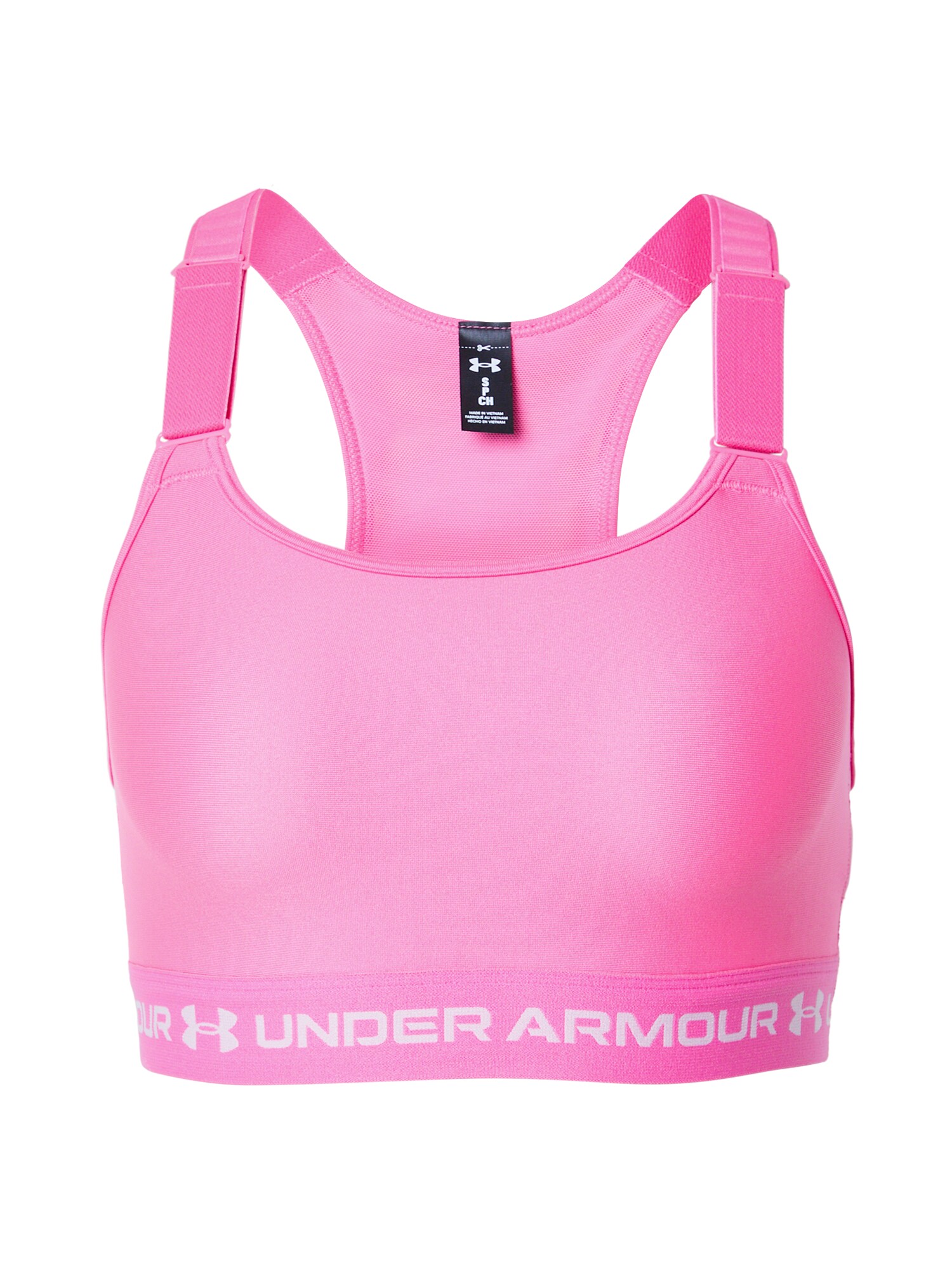 UNDER ARMOUR Športová podprsenka  ružová / biela