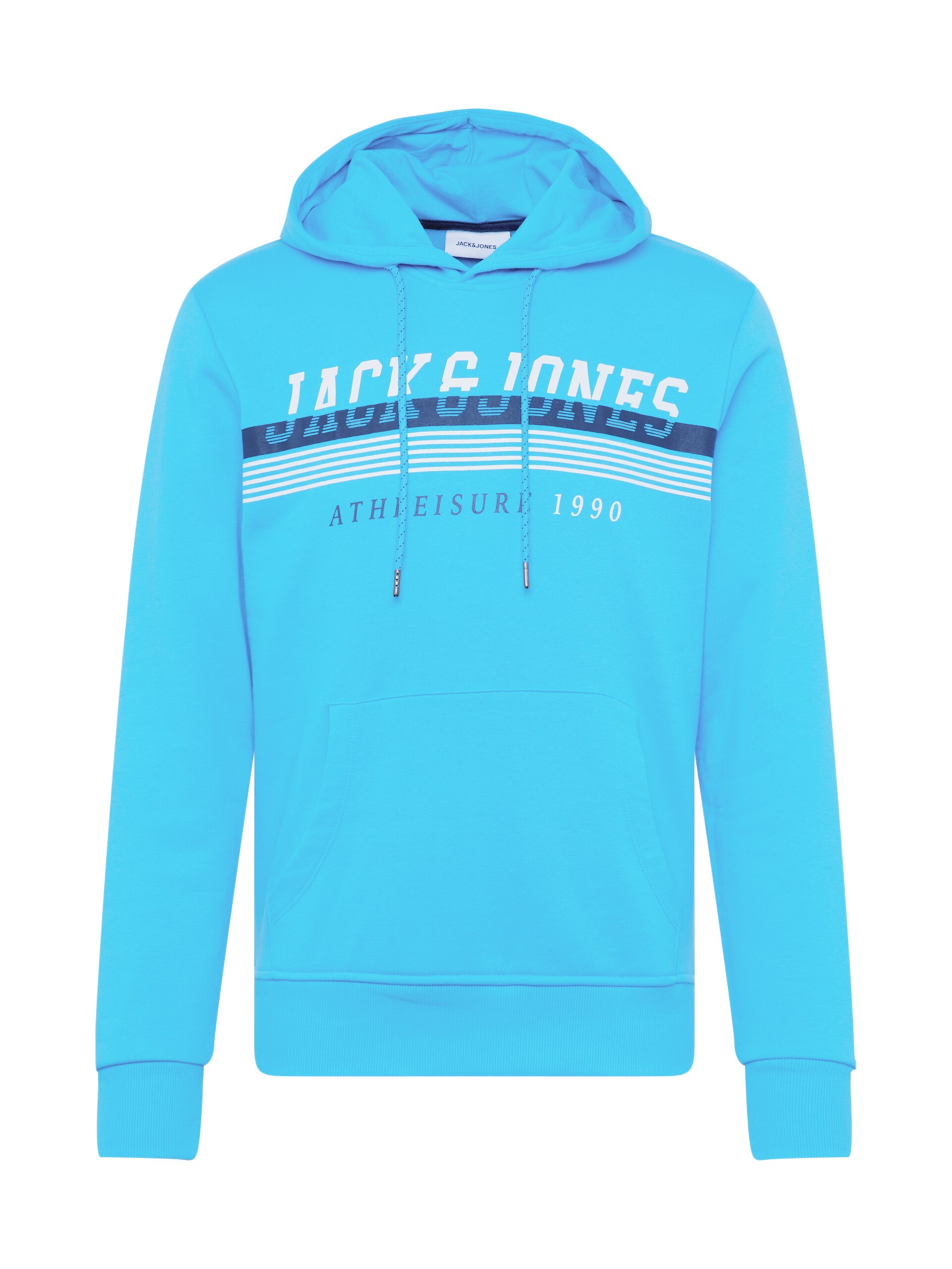 JACK & JONES Sweatshirt 'Iron' marinblå / azur herr