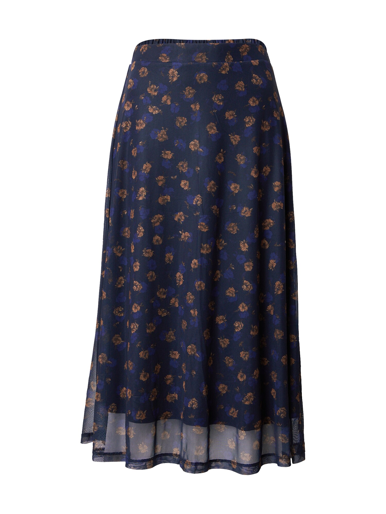 MSCH COPENHAGEN Fustă Ginie Illenora  bleumarin / albastru închis / maro deschis