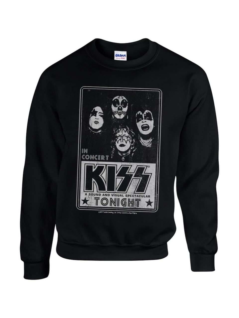 Sweatshirt 'Kiss Concert poster Sweatshirt'