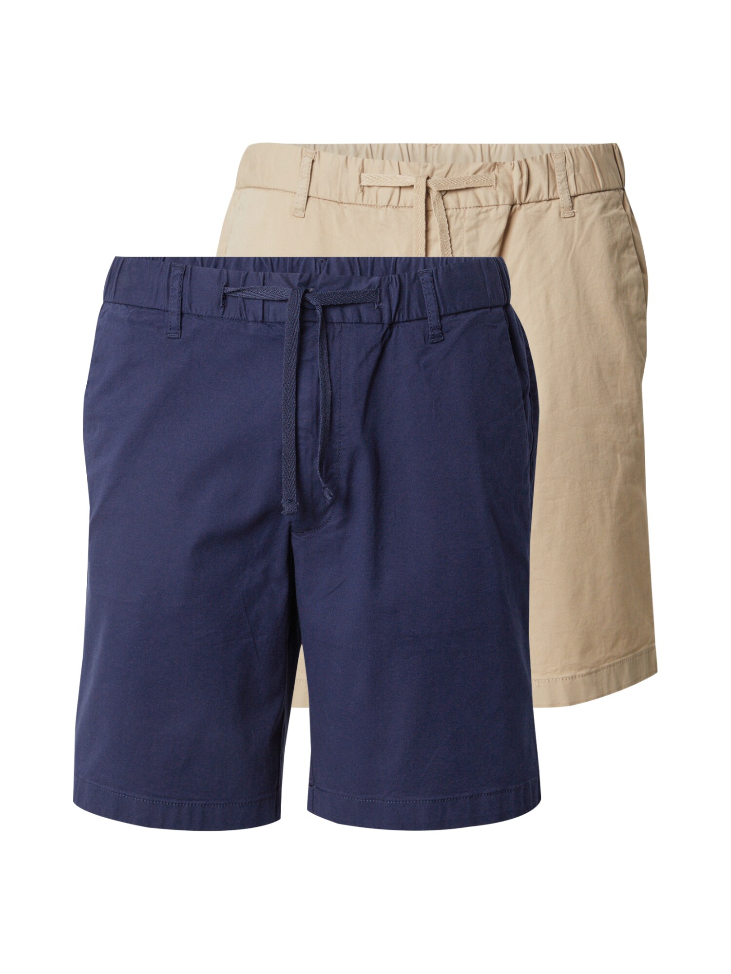 JACK & JONES Pantaloni eleganți JPSTJAIDEN  bleumarin / maro deschis