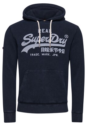 Superdry Sweatshirt ‘Vintage’ Marine / Lichtgrijs