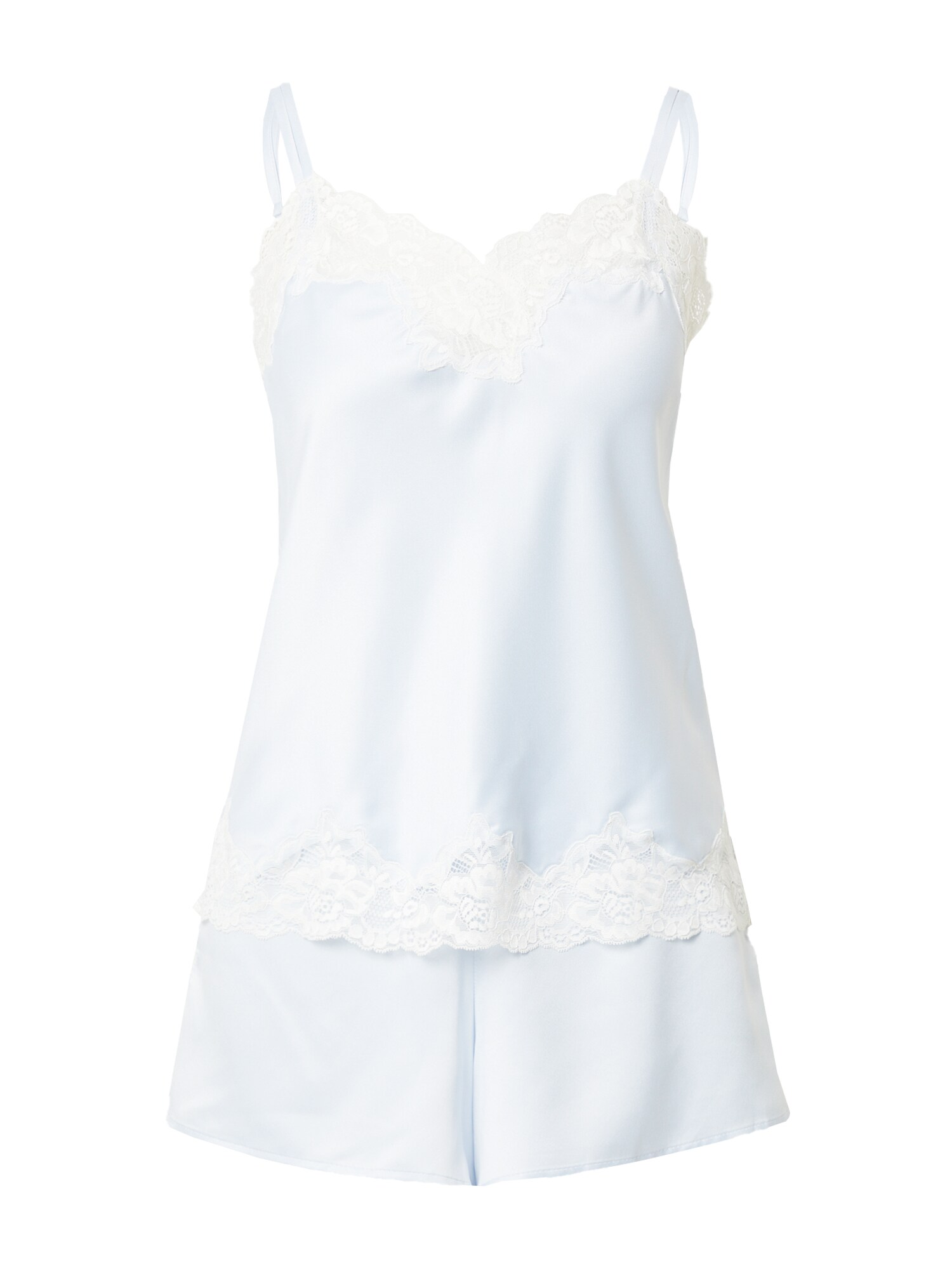 Lauren Ralph Lauren Kraťasy 'SIGNATURE'  pastelovo modrá / biela