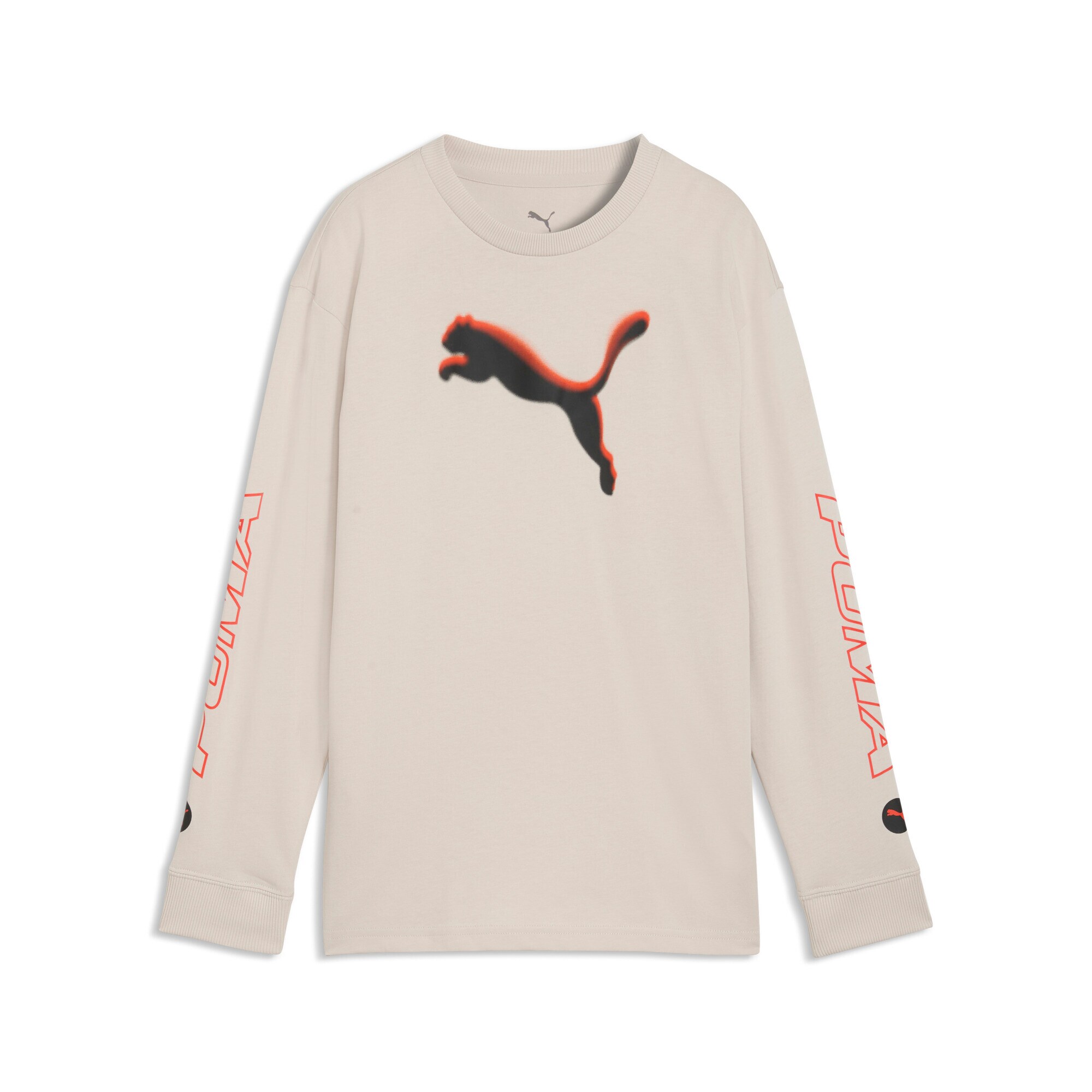 PUMA Tricou STREET bej / portocaliu / negru