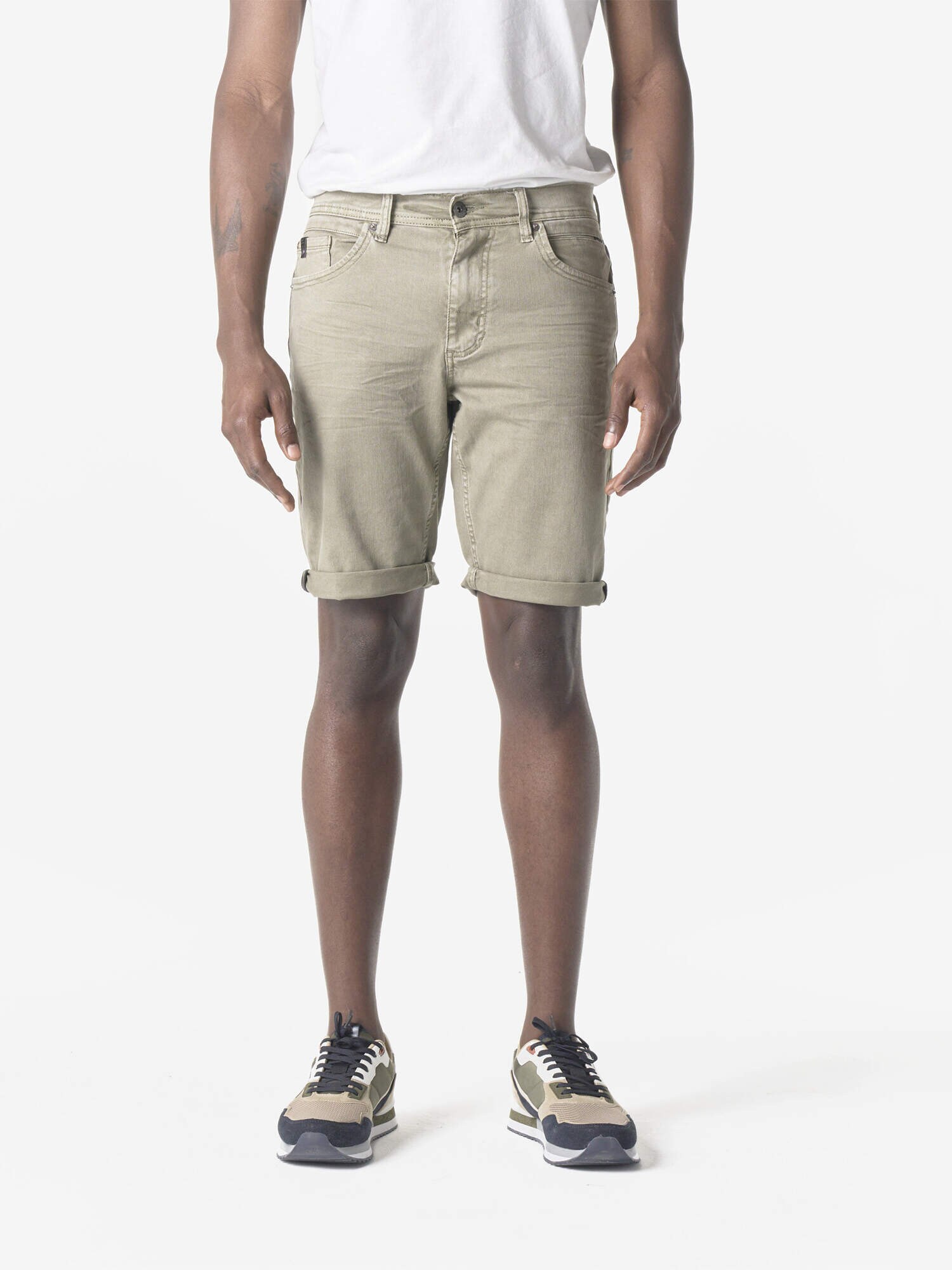 KOROSHI Jeans  kaki