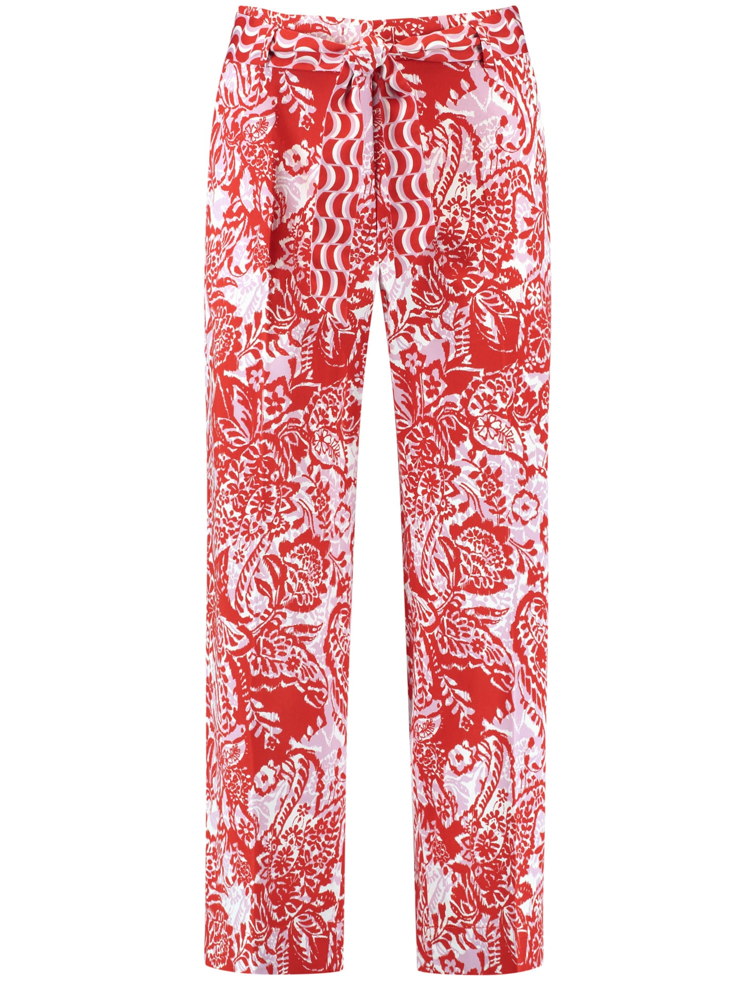 GERRY WEBER Pantaloni  mov liliachiu / roșu ruginiu / alb