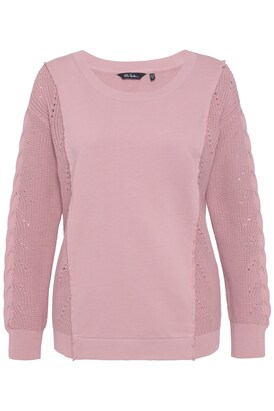 Ulla Popken Sweatshirt Lila