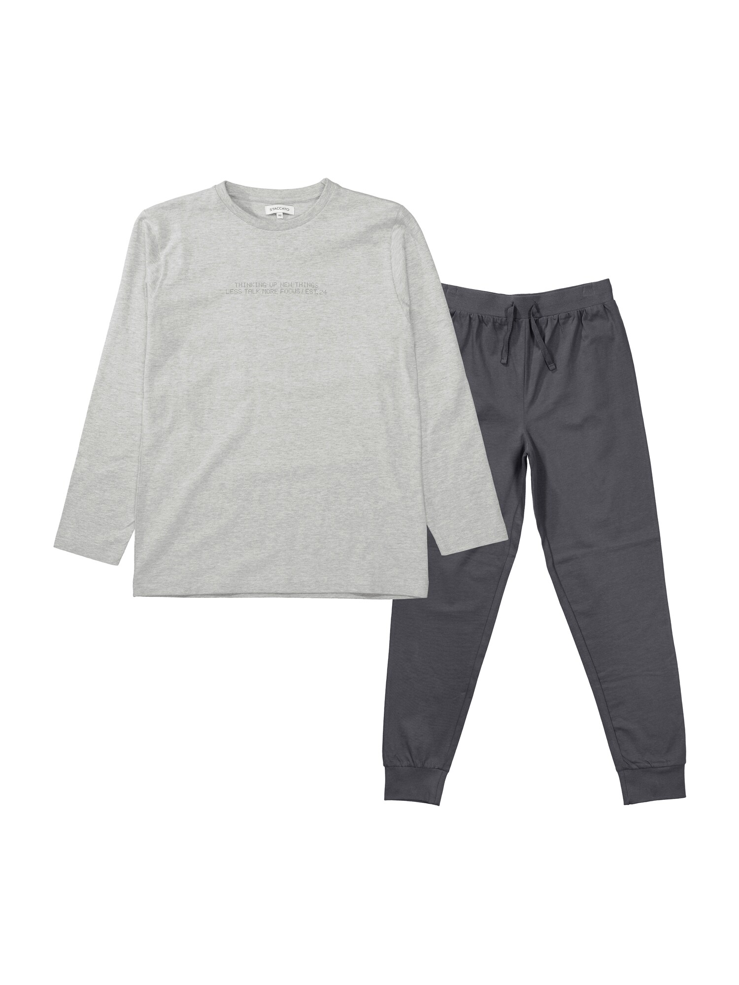 STACCATO Pijamale  gri deschis / gri închis