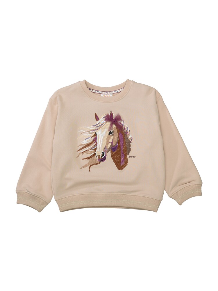 STACCATO Sweatshirt Mädchen Größe 104/110 braun / taupe / lila / weiß