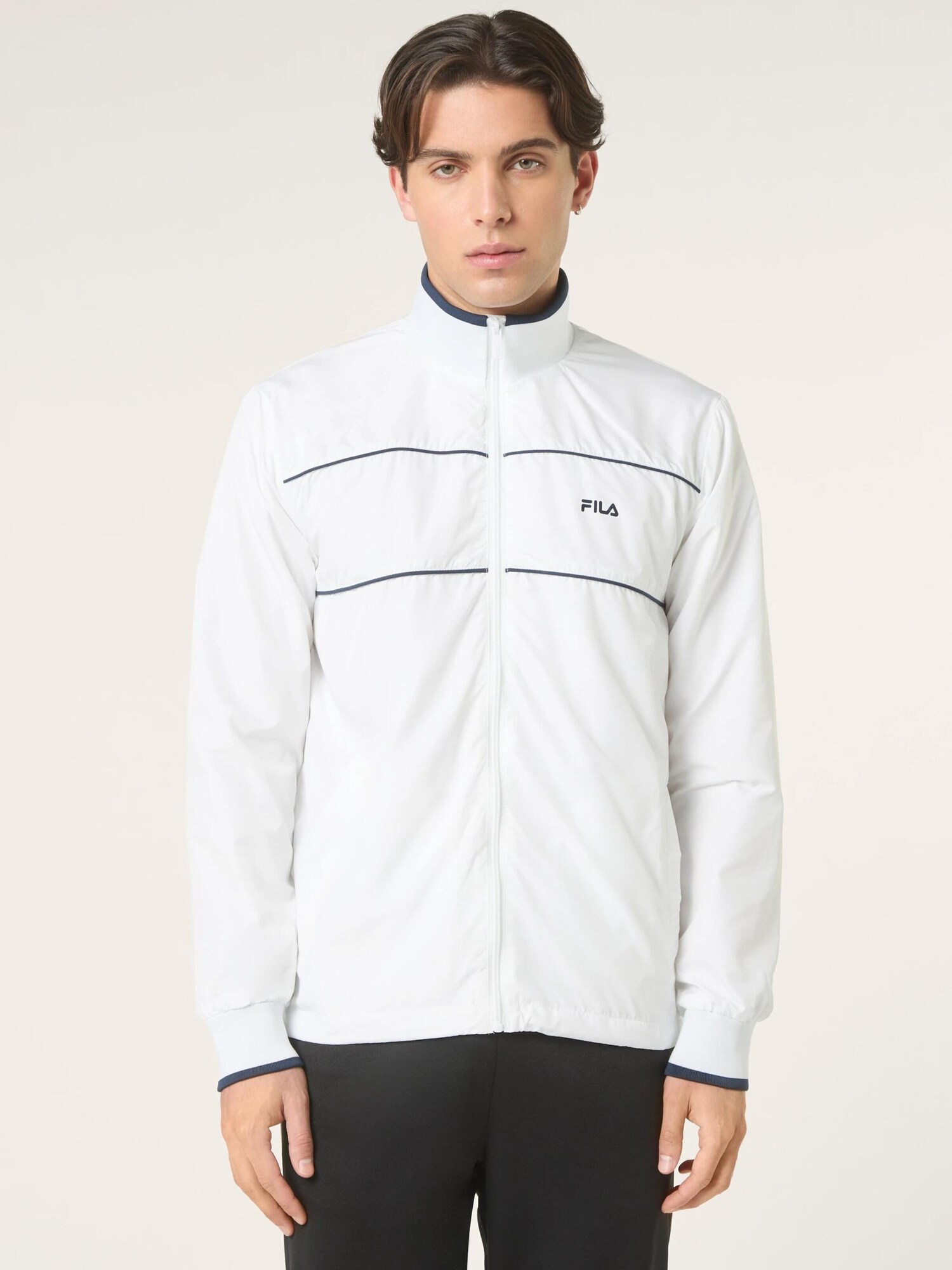 FILA Sudadera con cremallera 'CASALE regular lightweight jacket' blanco – imagen 1