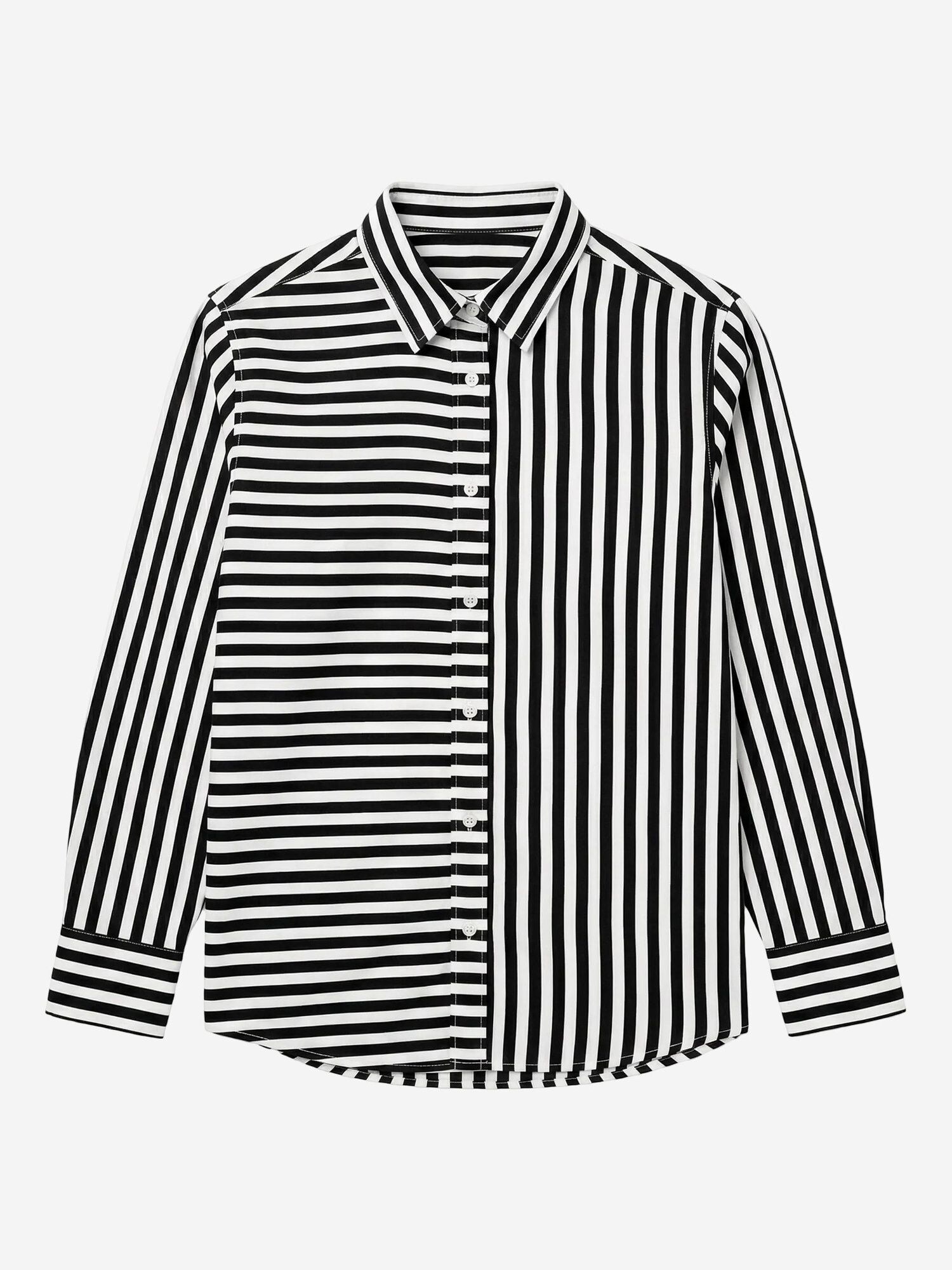 My fashion Bluza crna / bijela