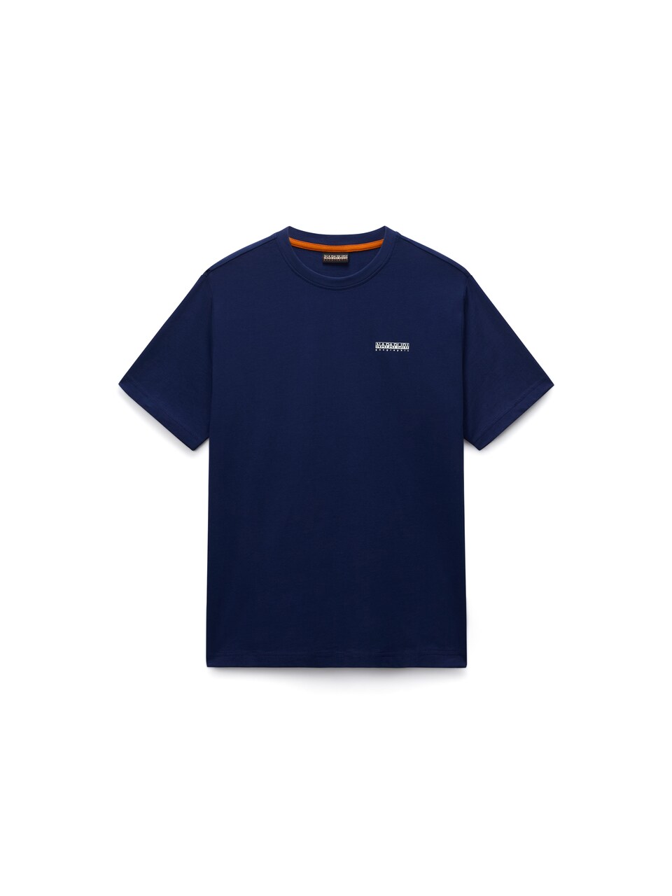 T-shirt 'S-Flint' mörkblå / äpple