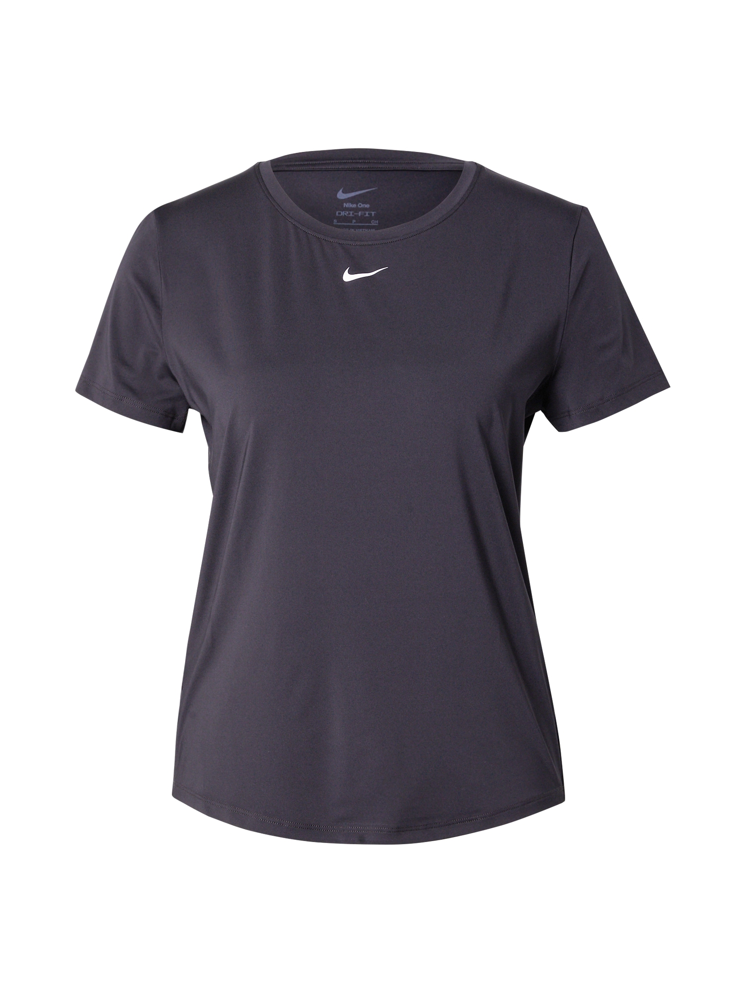 NIKE Tricou funcțional ONE CLASSIC  negru / alb