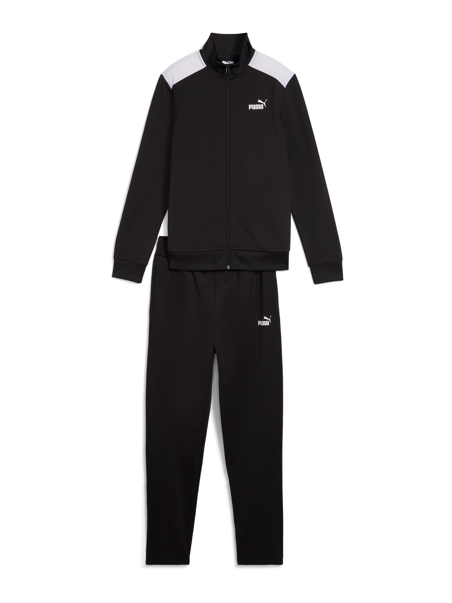 PUMA Tréningový komplet  svetlosivá / čierna / biela