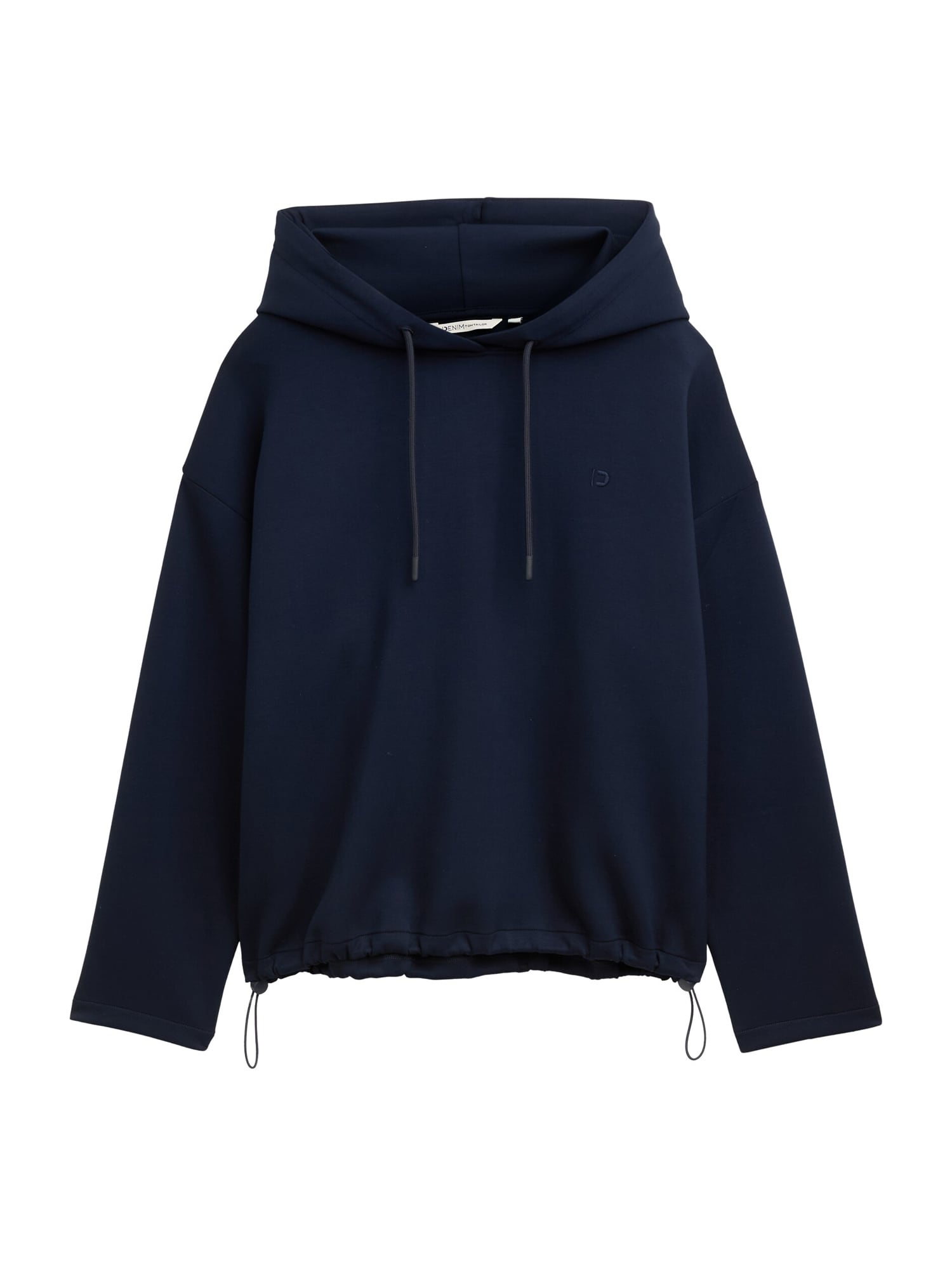 TOM TAILOR DENIM Tréning póló  sötétkék akciós termékkép 1