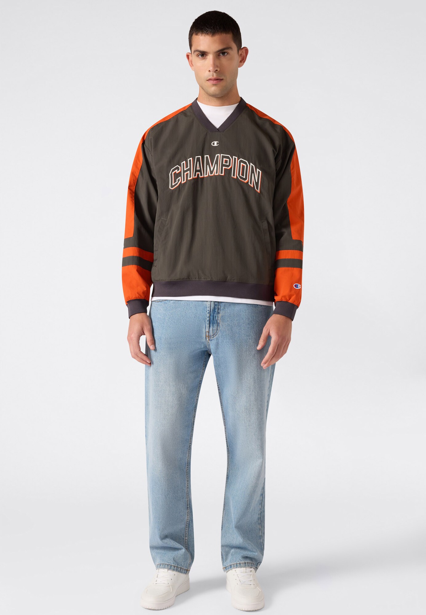 Champion Sudadera  oliva / naranja / blanco – imagen 4