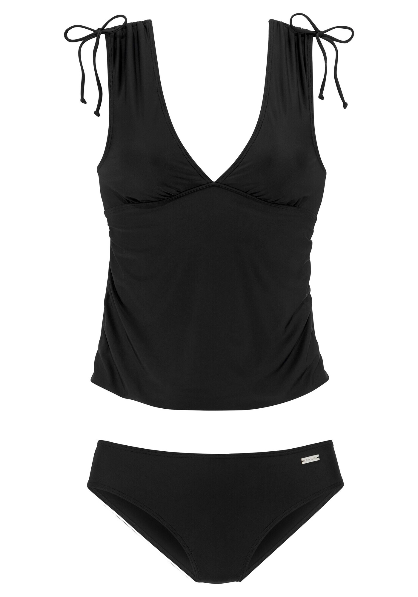 LASCANA Costum de baie Tankini  negru