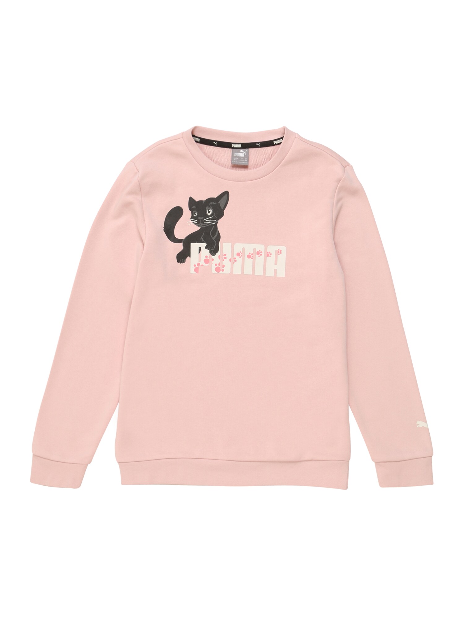 PUMA Sportinio tipo megztinis  rožių spalva / juoda / šviesiai rožinė / balta
