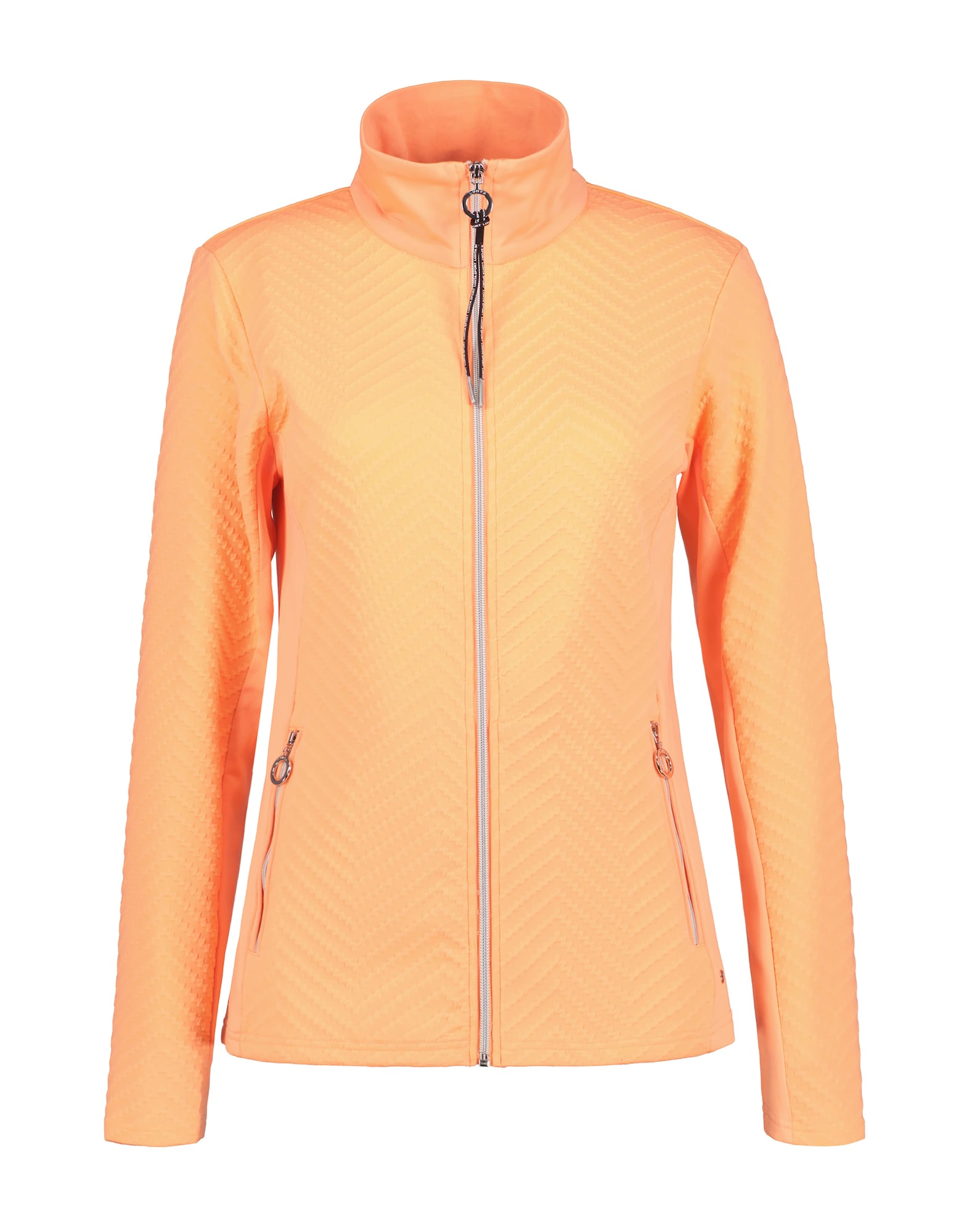 LUHTA Bluză cu fermoar sport 'Ilvesoja'  portocaliu piersică