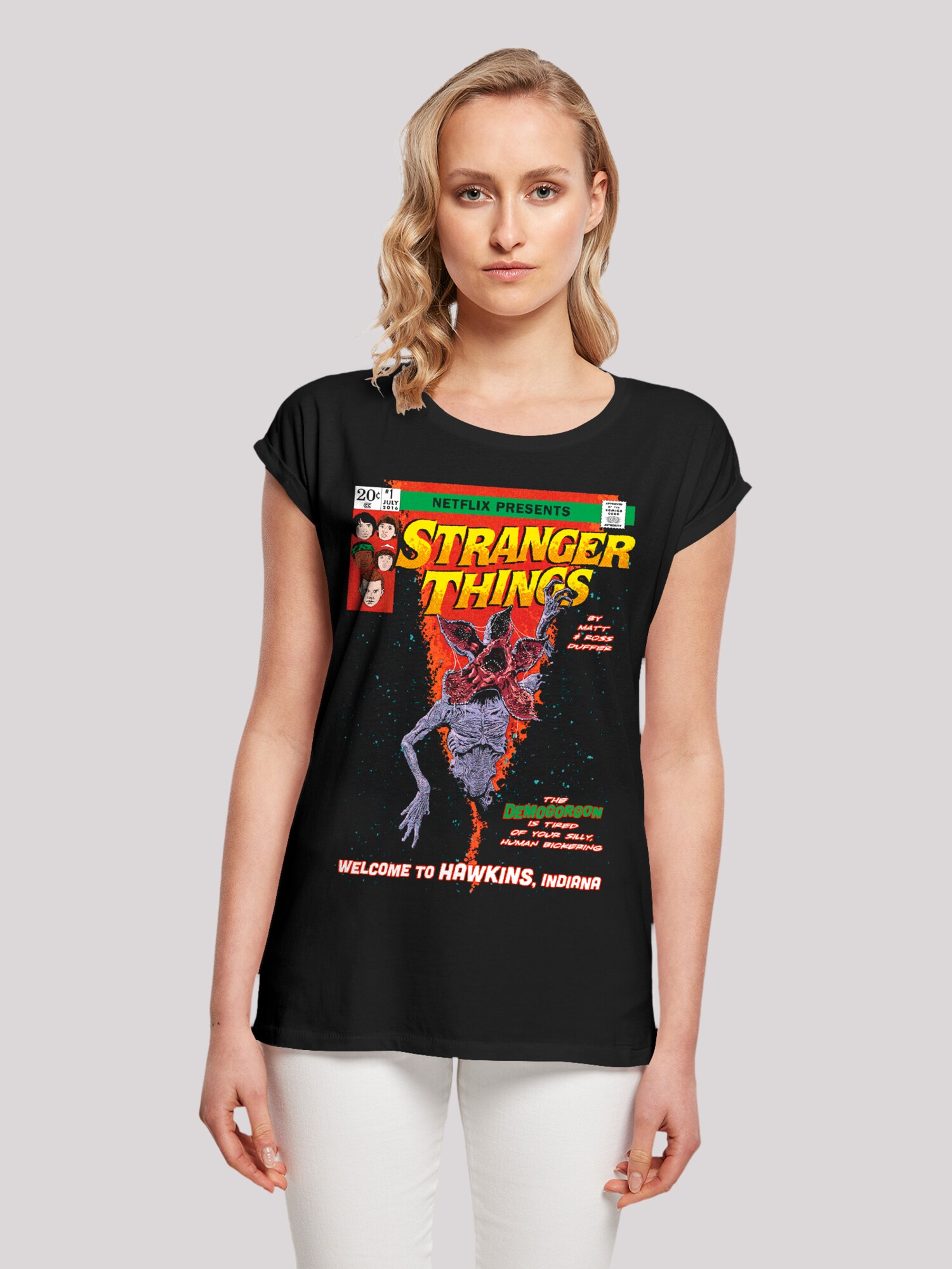 Thumbnail - F4NT4STIC T-Shirt Stranger Things Comic Cover Netflix TV Series