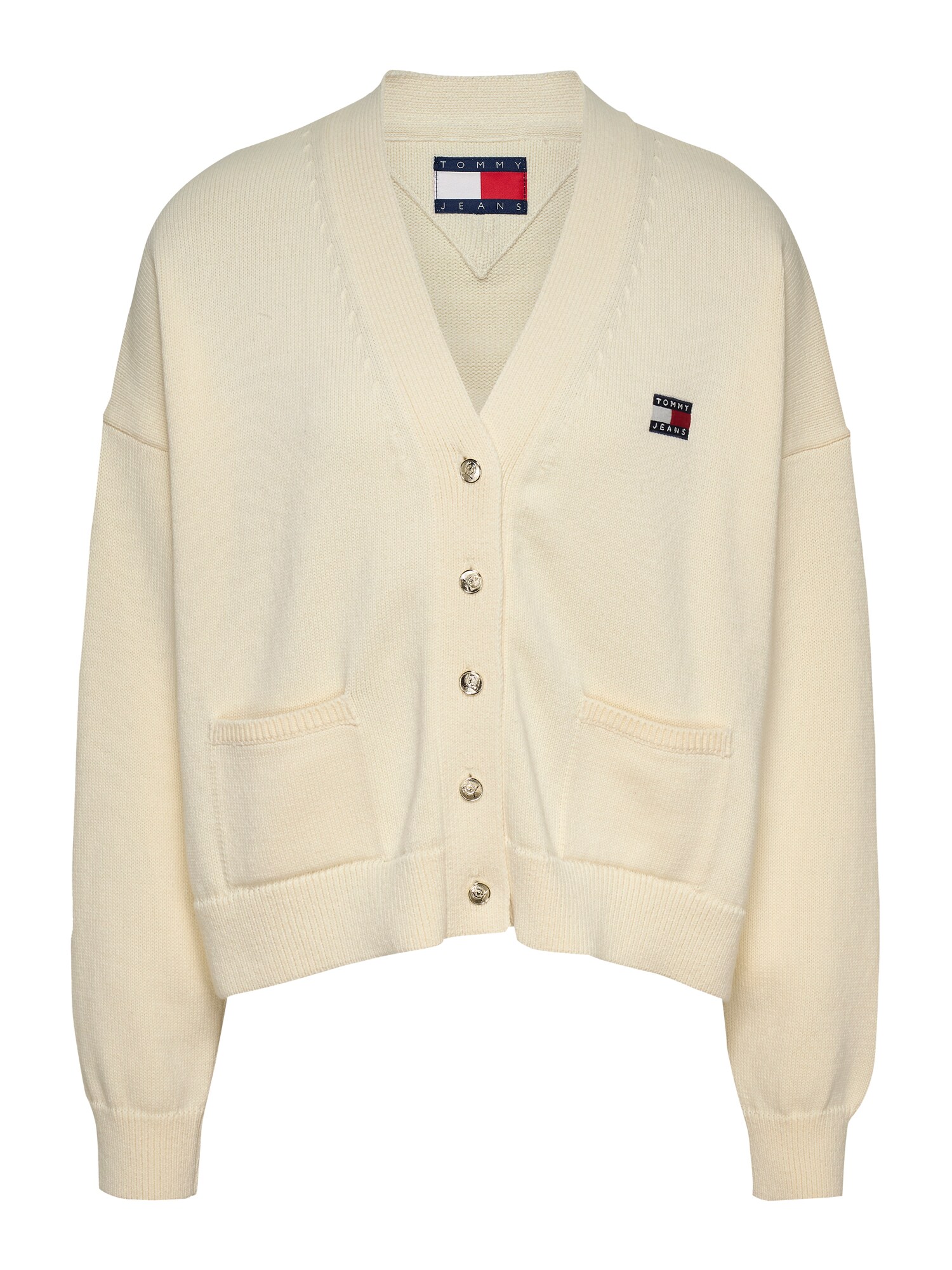 Tommy Jeans Kardigán  tengerészkék / vérvörös / gyapjúfehér akciós termékkép 1
