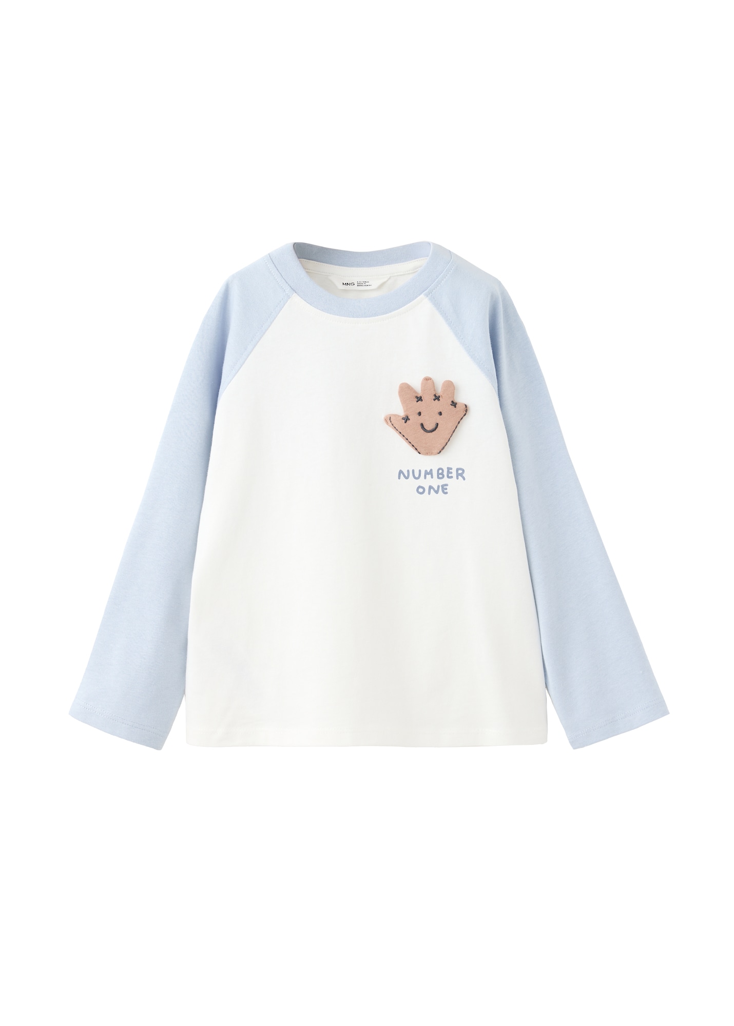 MANGO KIDS Tricou LEGENDB opal / albastru deschis / maro deschis / alb