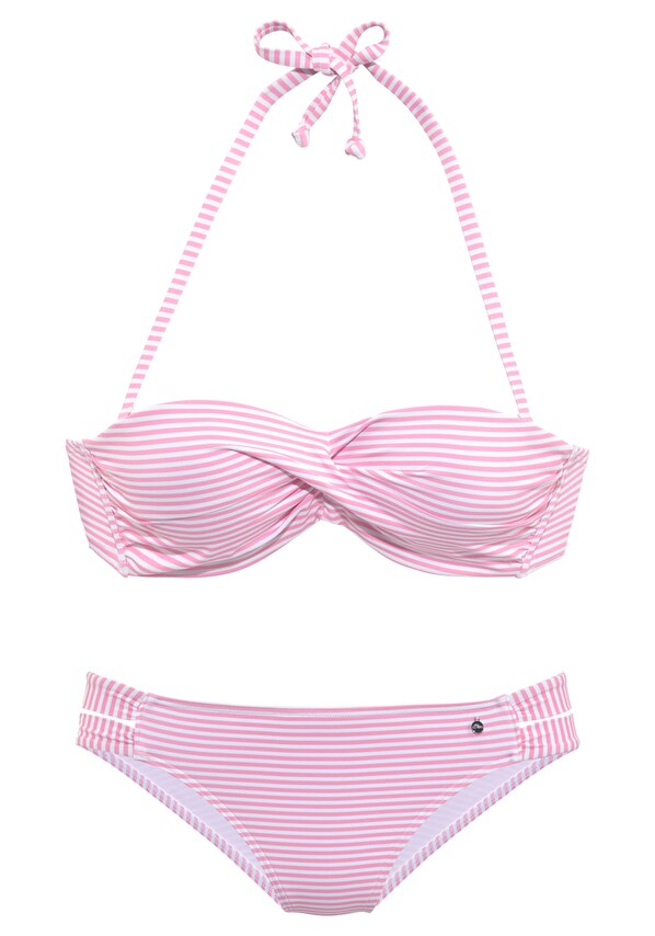 s.Oliver, Bikini, rózsaszín & fehér, 2 kép a 4 közül