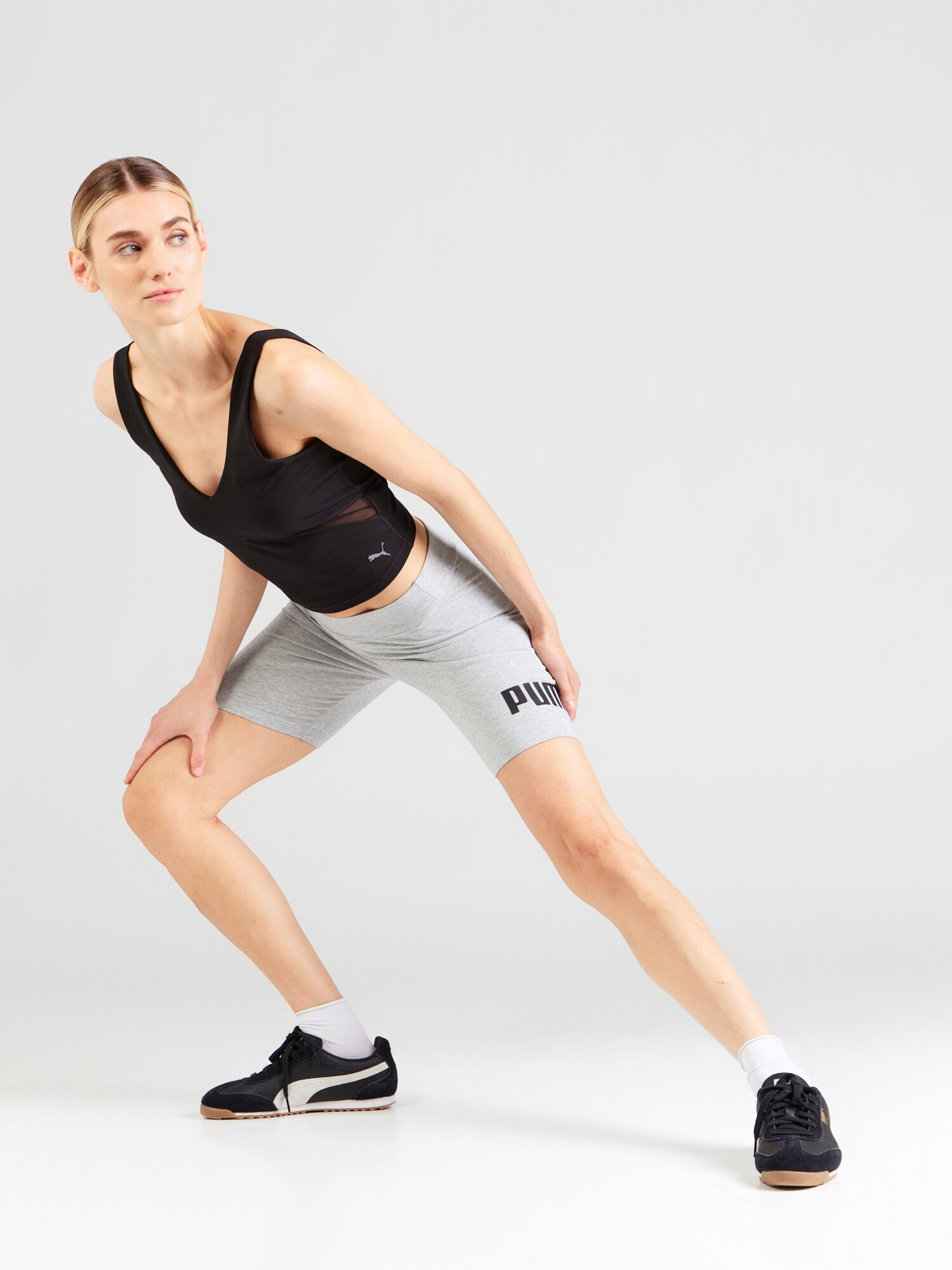 PUMA Pantalón deportivo 'ESS No. 1'  gris claro / negro – imagen 20