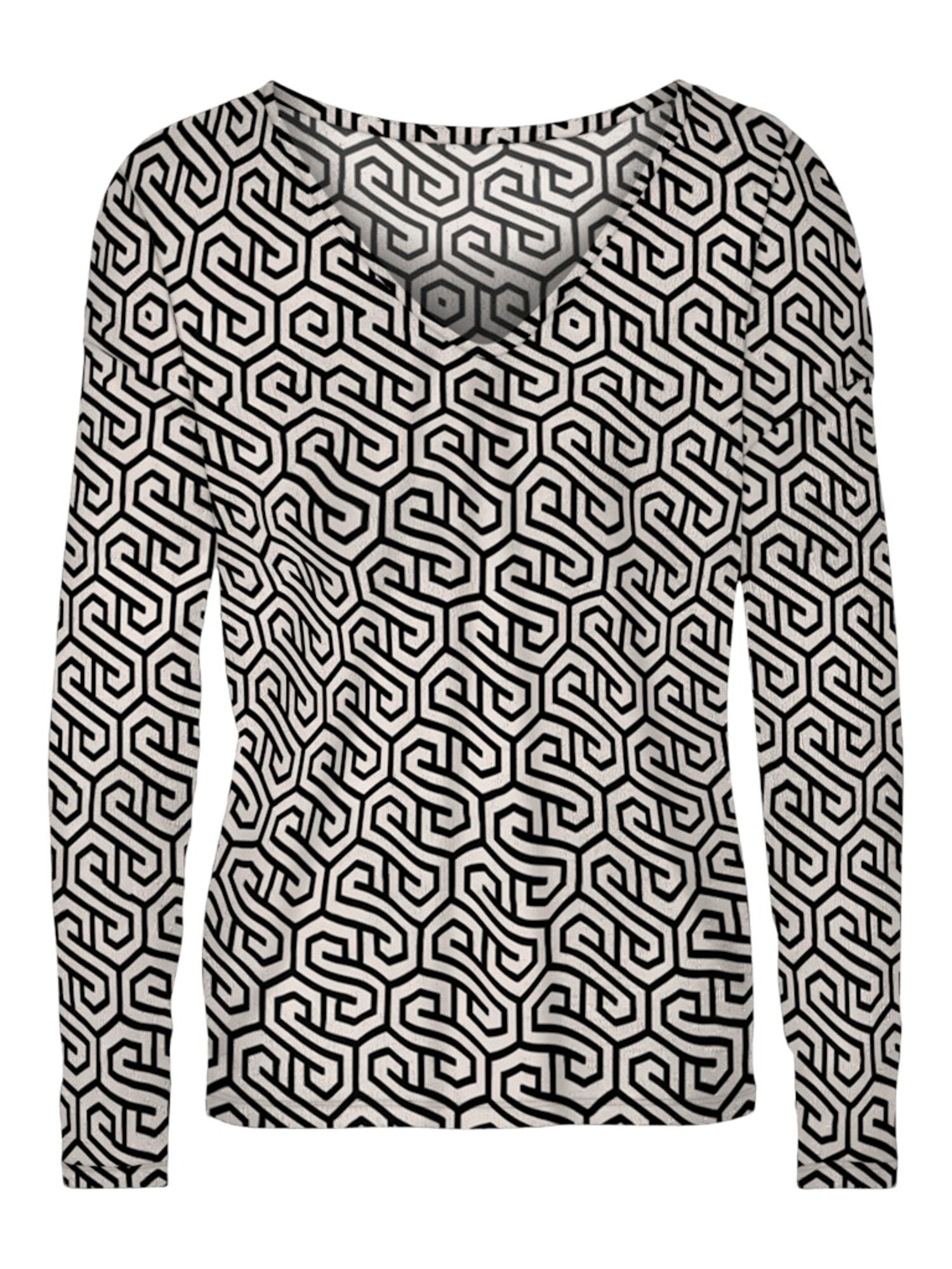 VERO MODA Blúzka 'VMMERVE' béžová / čierna