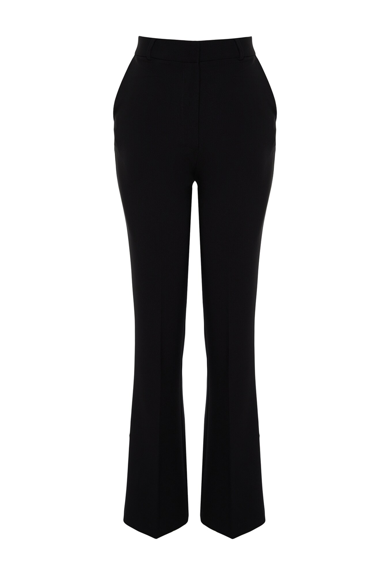 Trendyol Pantaloni cu dungă negru